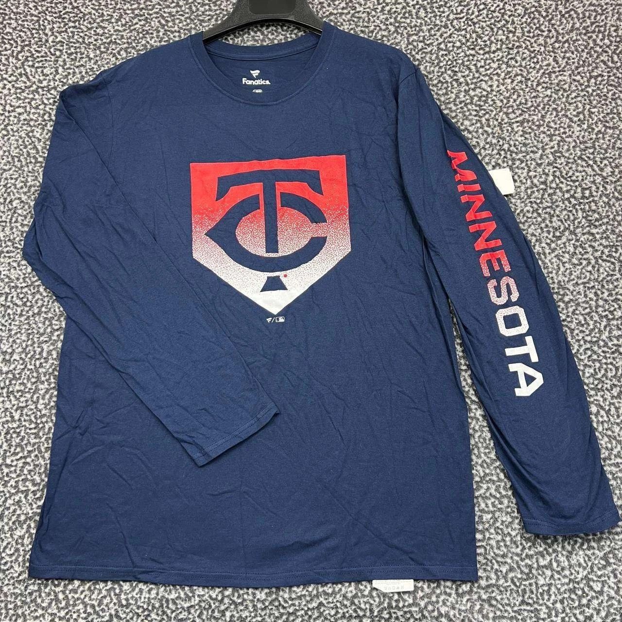 Other Minnesota Twins Shirt Men Blue Long Sleeve Crew Neck New L Size US L / EU 52-54 / 3 - 1 Thumbnail