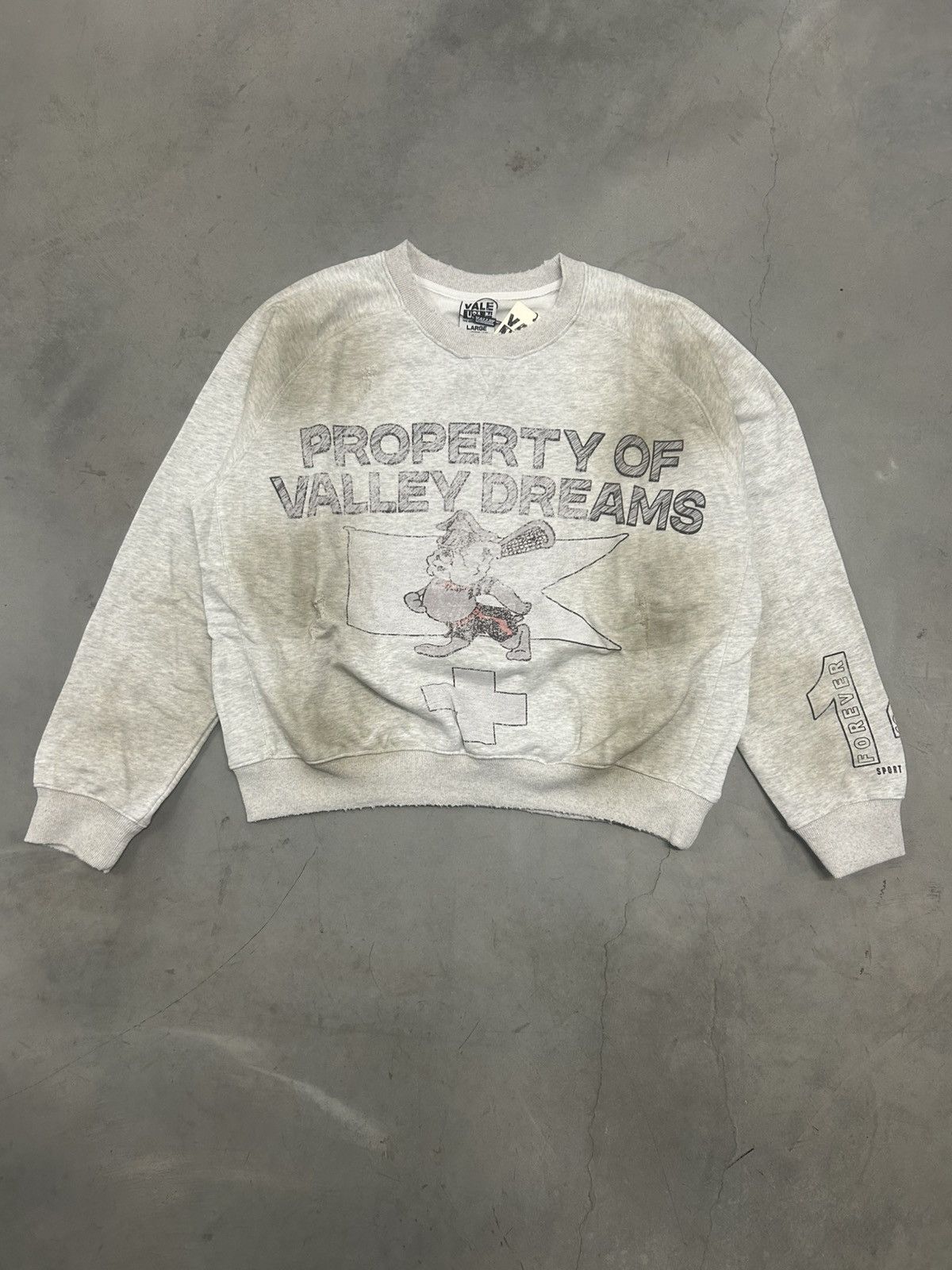 Vale Vale Forever Valley Dreams White Property Sweater Crewneck Size US L / EU 52-54 / 3 - 1 Thumbnail