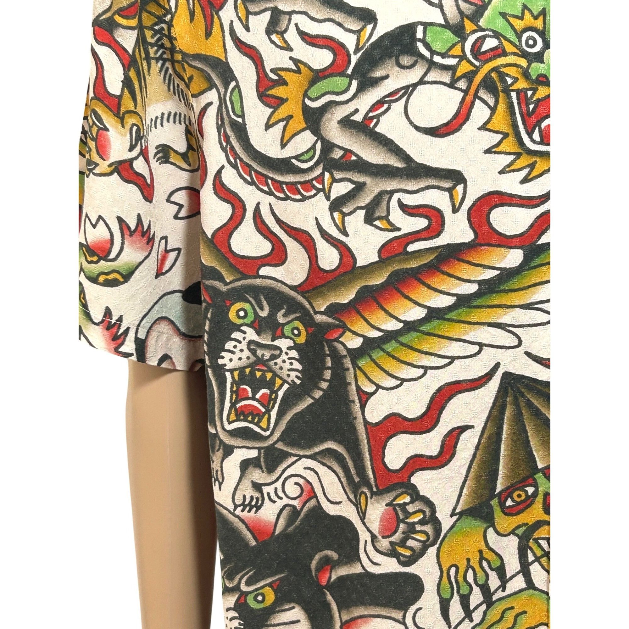 Volcom Yusuke Hamamoto Mens Shirt Graphic Art Short Sleeve X