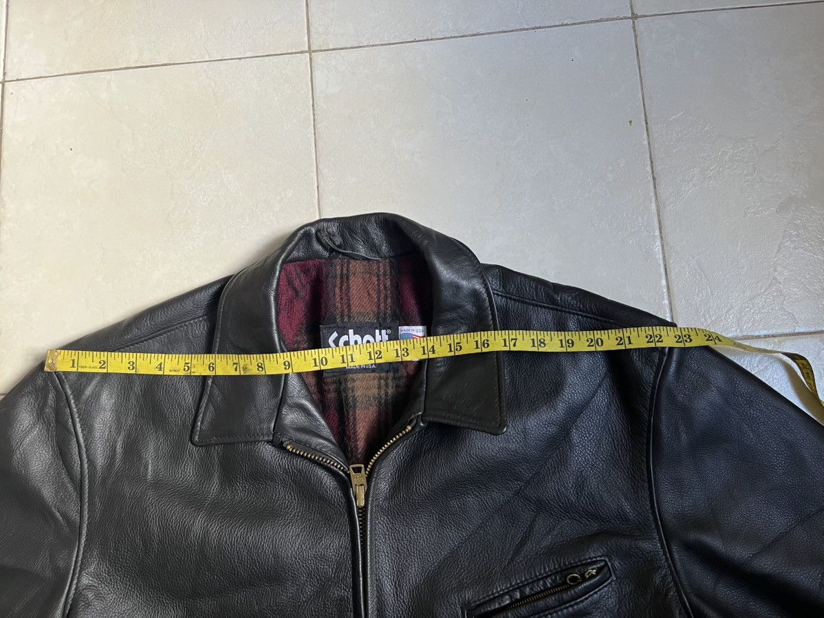 Schott Schott bomber jacket single rider leather jacket sz50, Y2k Size US M / EU 48-50 / 2 - 8 Thumbnail