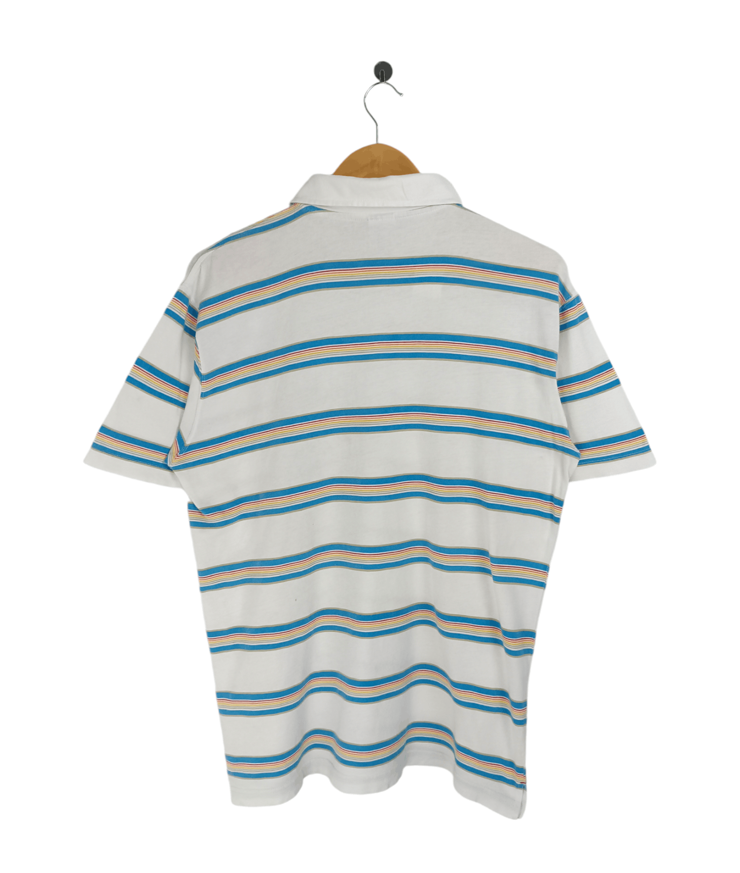 Hang Ten VINTAGE HANG TEN COLLAR TEE WOOD BUTTON HAWAII BEACH Size US L / EU 52-54 / 3 - 2 Thumbnail