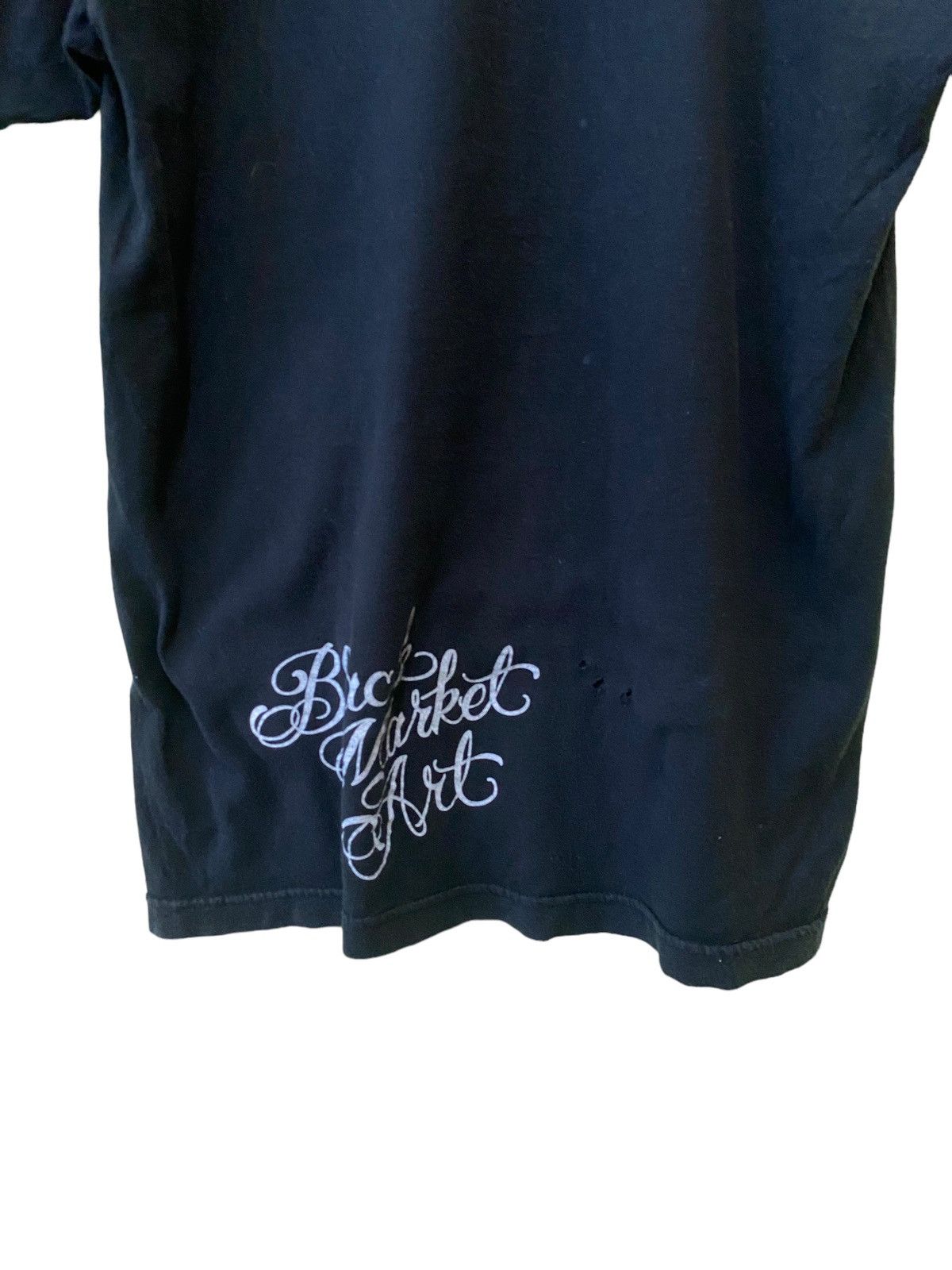 Vintage Rare Tattoo Man Photo Black Market Art Distressed Tshirt Size US S / EU 44-46 / 1 - 11 Thumbnail
