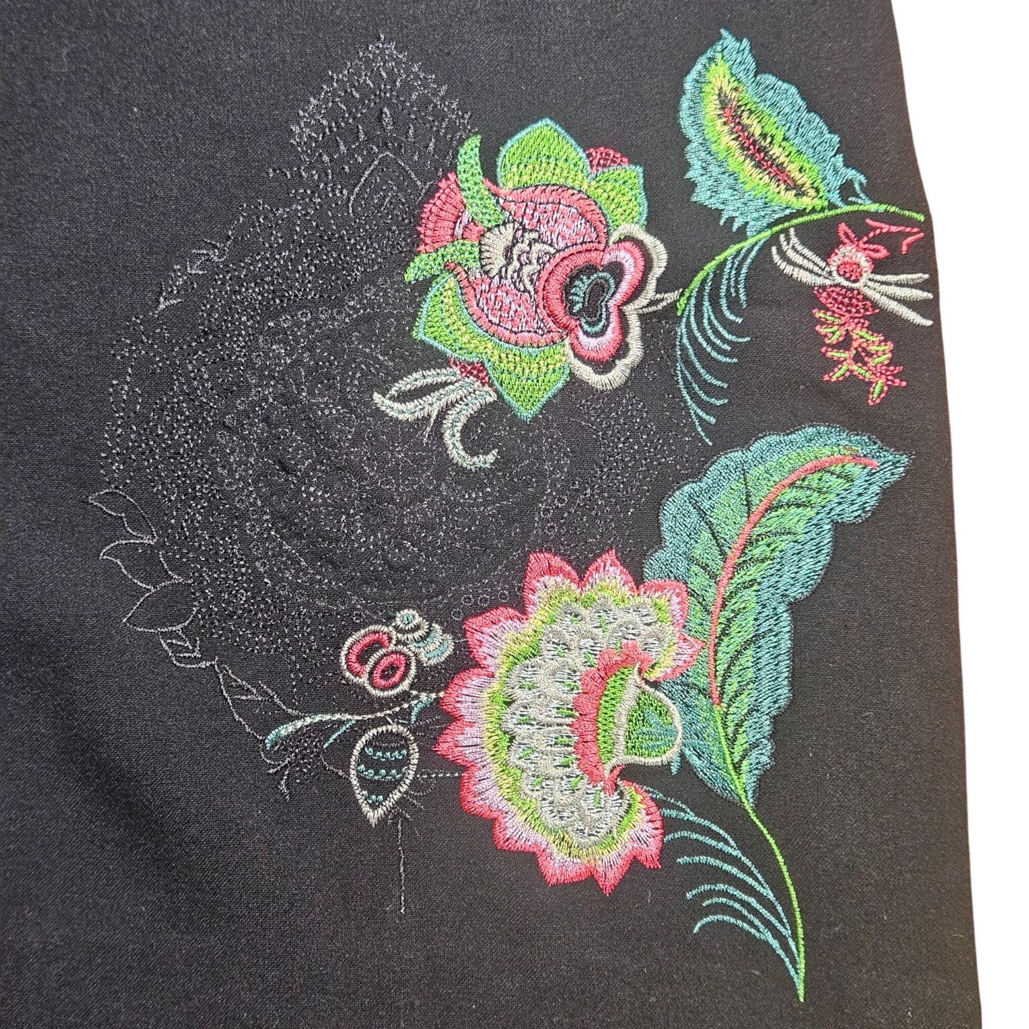Desigual Desigual Women’s Sleeveless Black Dress 14 Embroidery Art to Size XL / US 12-14 / IT 48-50 - 10 Thumbnail