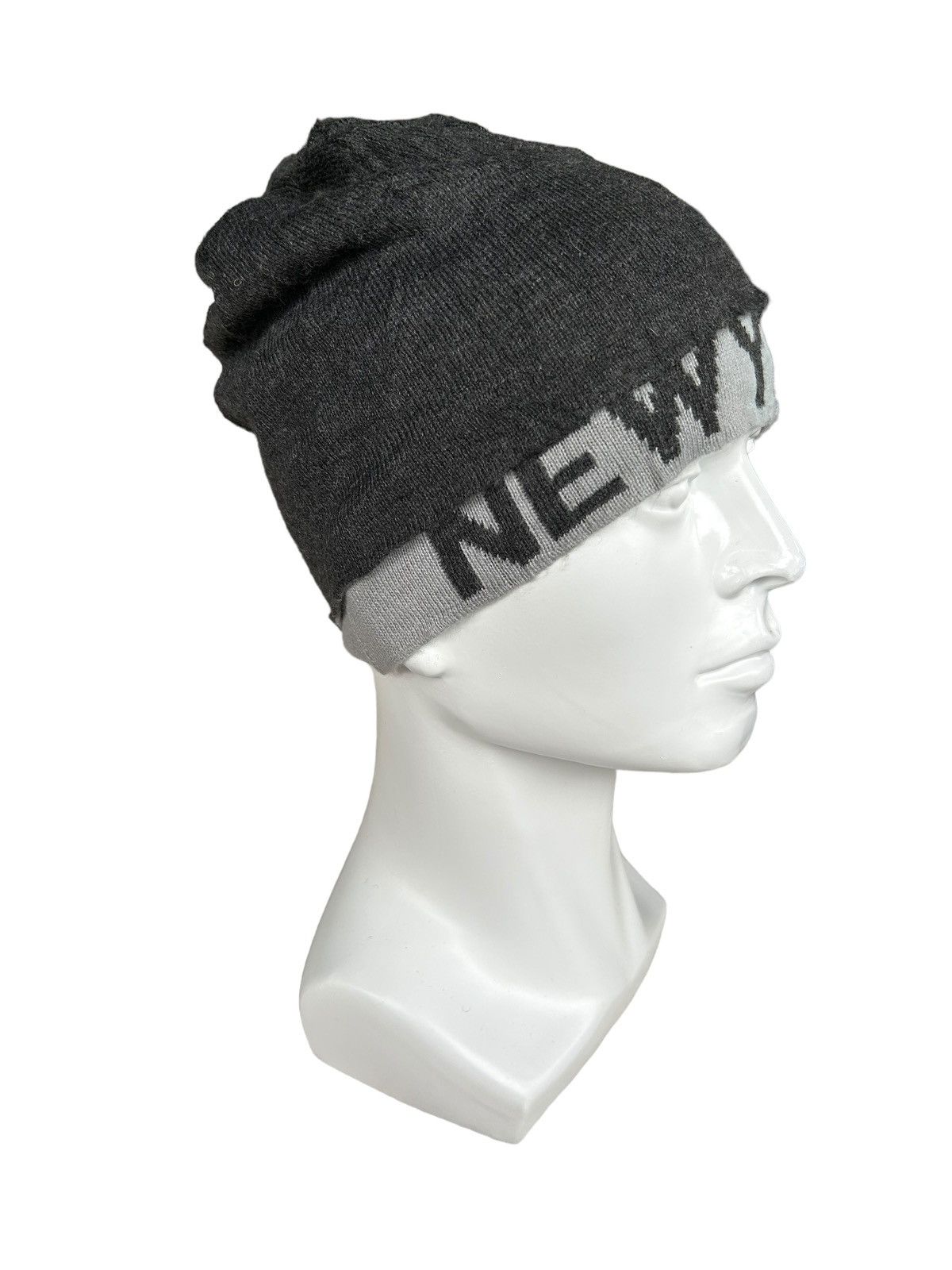 20471120 × Japanese Brand × New York Yankees Vintage Y2k Two Layers NY Beanie Hats Size ONE SIZE - 5 Thumbnail