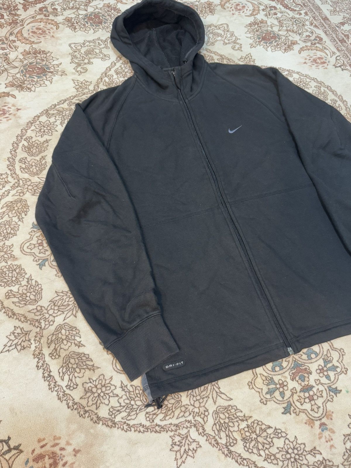 Nike × Vintage Vintage Nike Dri-Fit Zipper Hoodie Size US M / EU 48-50 / 2 - 3 Thumbnail