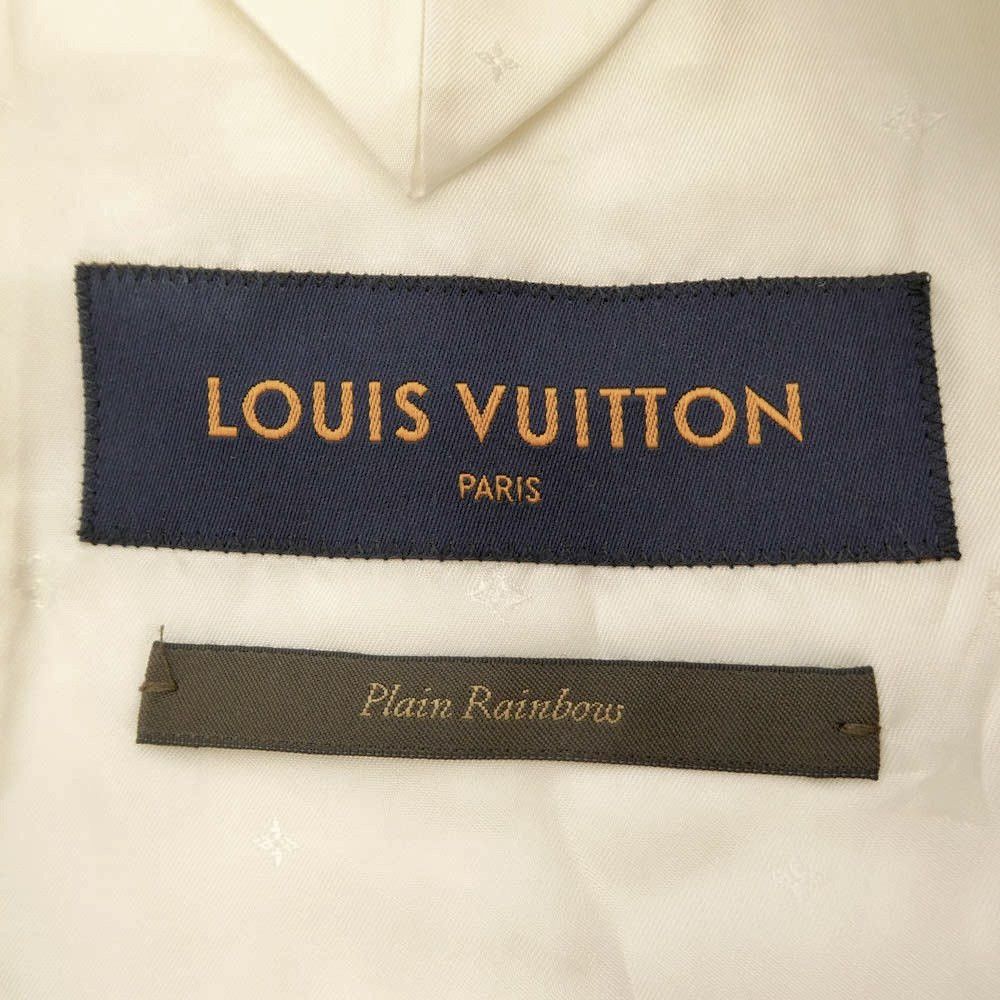 Louis Vuitton Louis Vuitton ivory double breasted blazer jacket 44 Size 44R - 4 Thumbnail