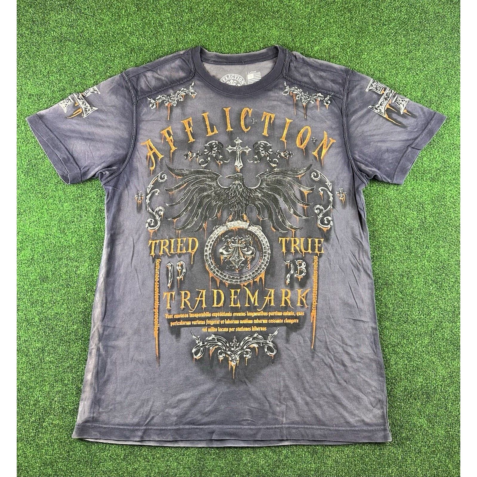 Affliction Y2K Affliction Crucifix Eagle Shirt Size US L / EU 52-54 / 3 - 1 Thumbnail