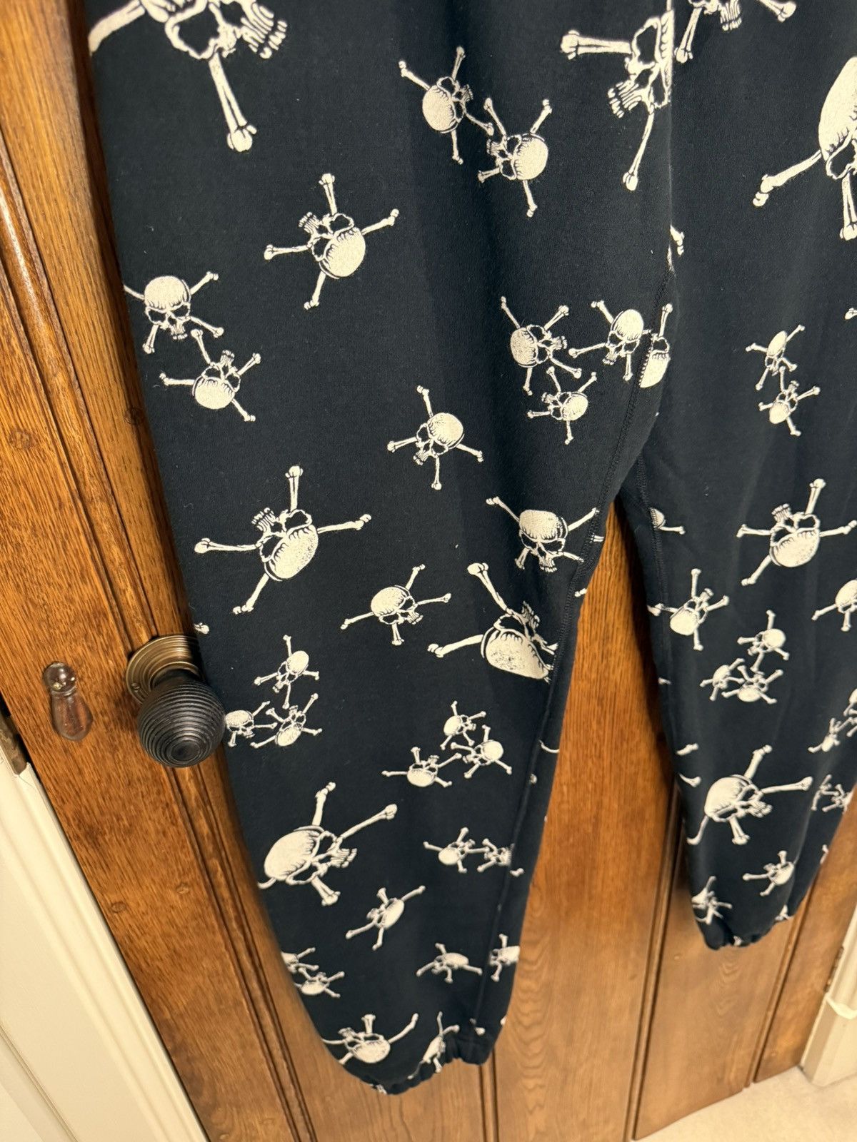 Saint Michael Saint Mxxxxxx skull black logo joggers sweatpants Michael L Size US 34 / EU 50 - 13 Thumbnail