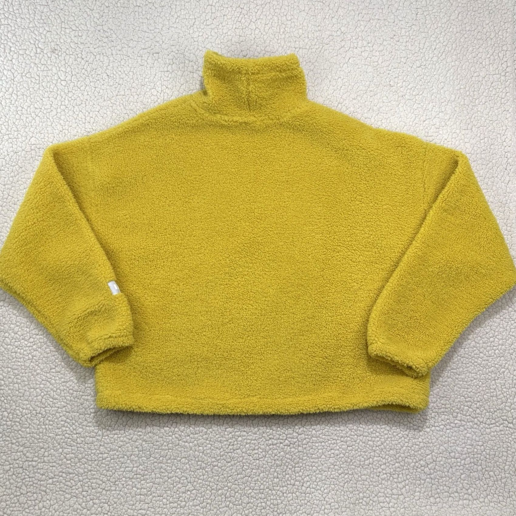Levi's Levi's Sweatshirt Pullover Womens XL Yellow Fleece Turtleneck Logo Size XL / US 12-14 / IT 48-50 - 5 Thumbnail