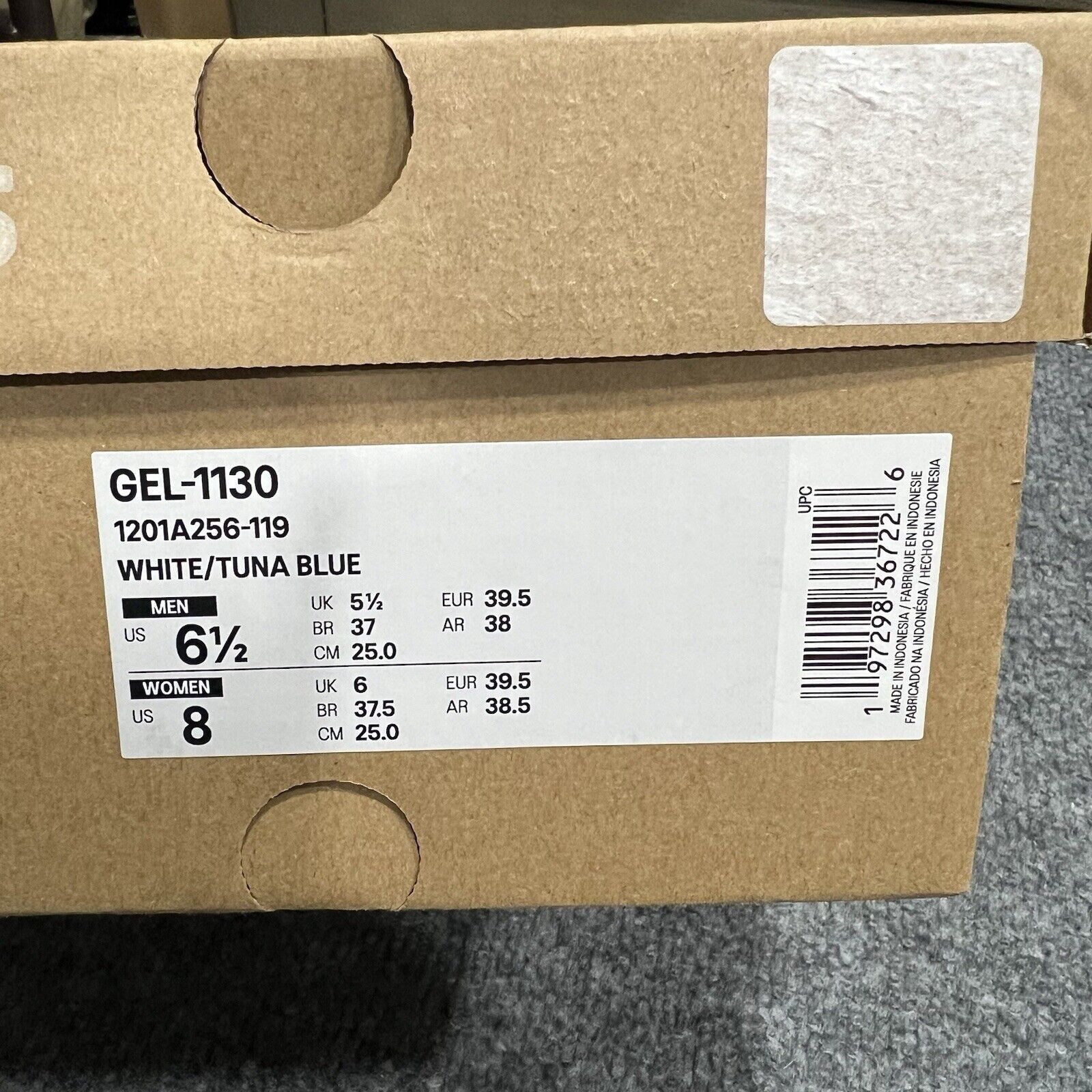 Asics ASICS Gel-1130 Tuna Blue Size US 6.5 / EU 39-40 - 7 Thumbnail