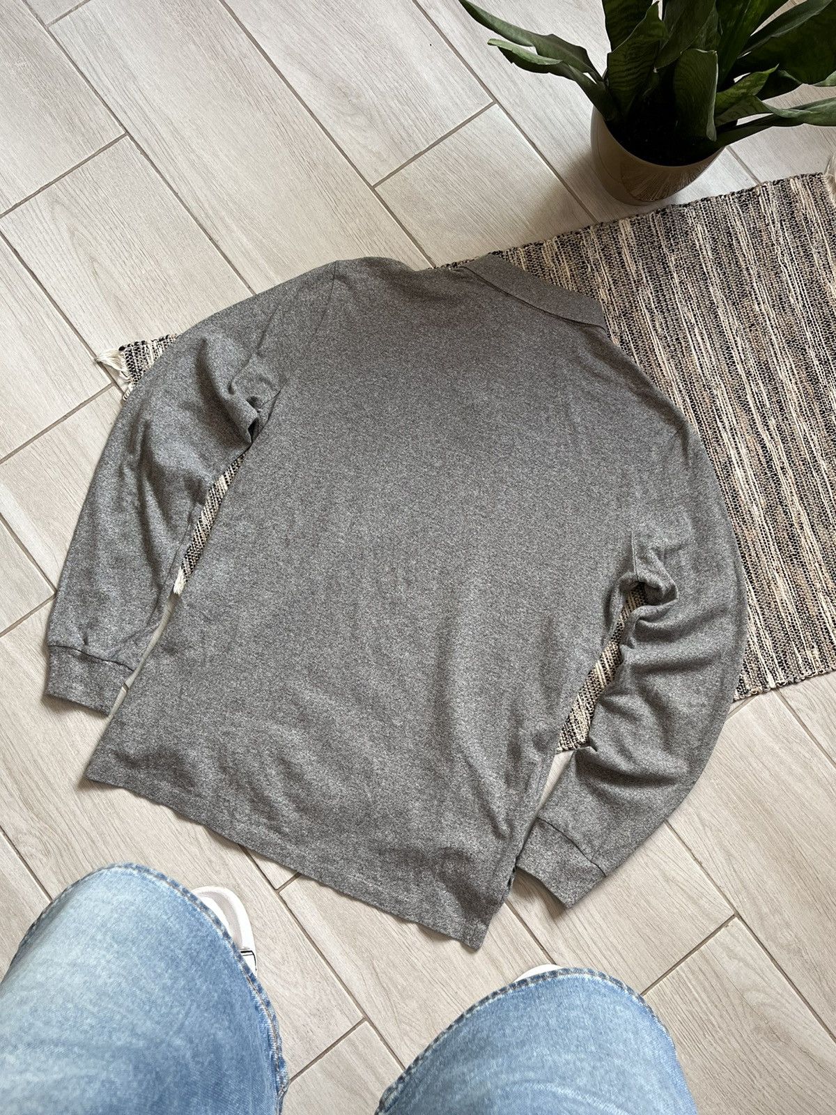 Polo Ralph Lauren Polo Ralph Lauren long sleeve polo shirt grey size M Size US M / EU 48-50 / 2 - 10 Thumbnail