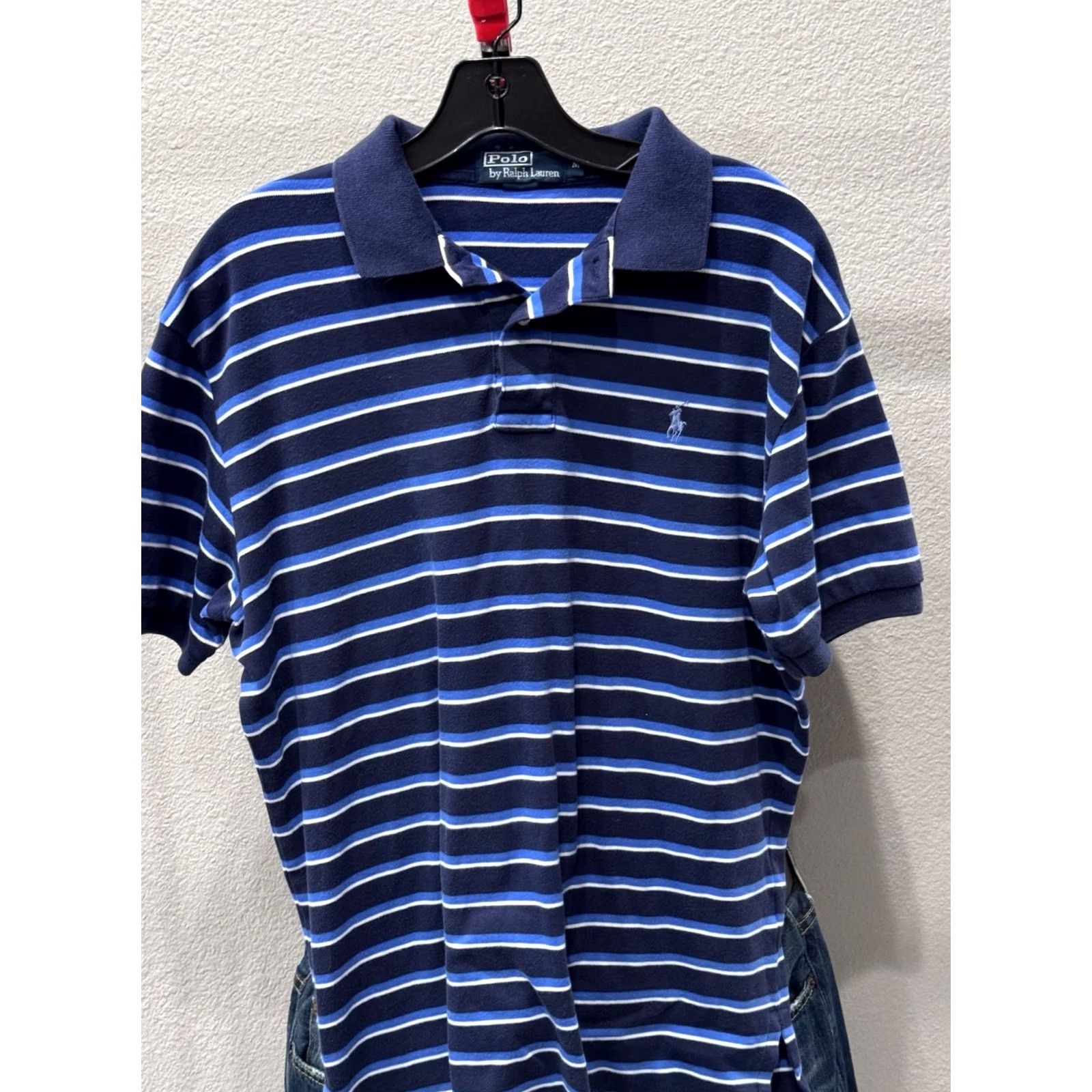 Polo Ralph Lauren Polo Ralph Lauren Rugby POLO SHIRT Blue Stripe Medium Mens Size US M / EU 48-50 / 2 - 4 Thumbnail