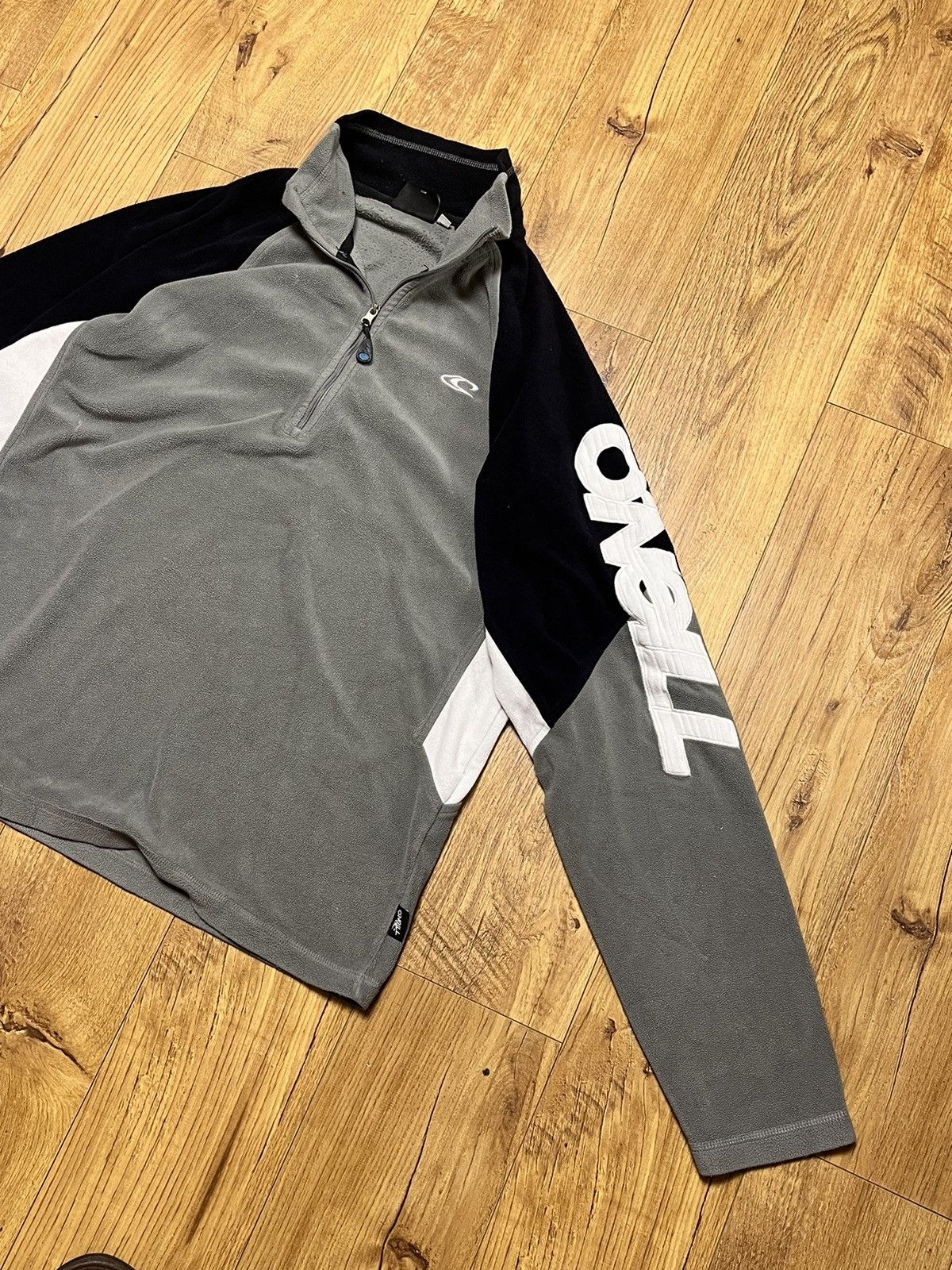O'Neill × Vintage 90s O'Neil Vintage Surf Fleece Big Logo Jacket Teddy Size US L / EU 52-54 / 3 - 1 Thumbnail
