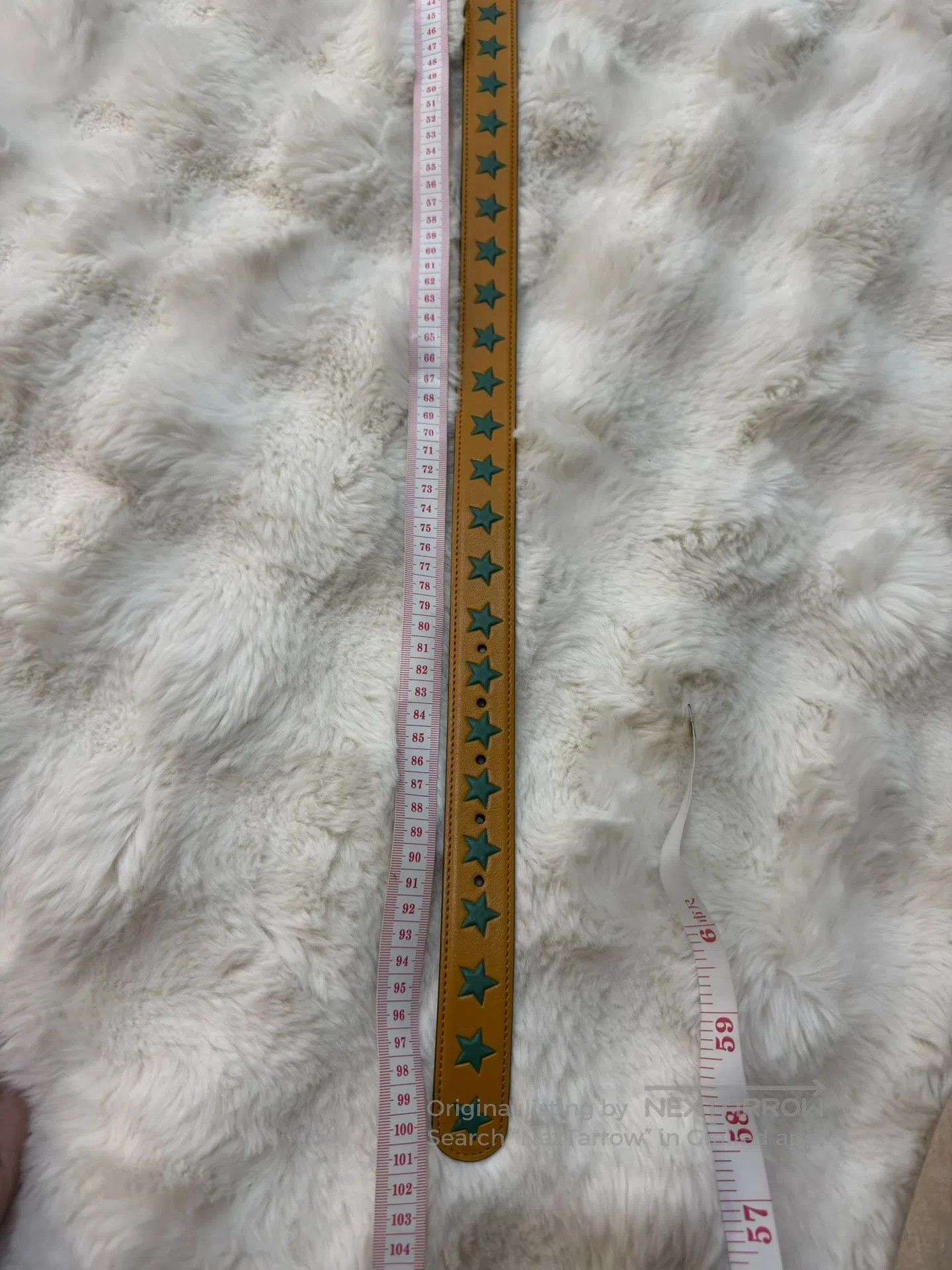 Gucci Guicci size 85 Star Silver Buckle Belt| Size ONE SIZE - 8 Thumbnail