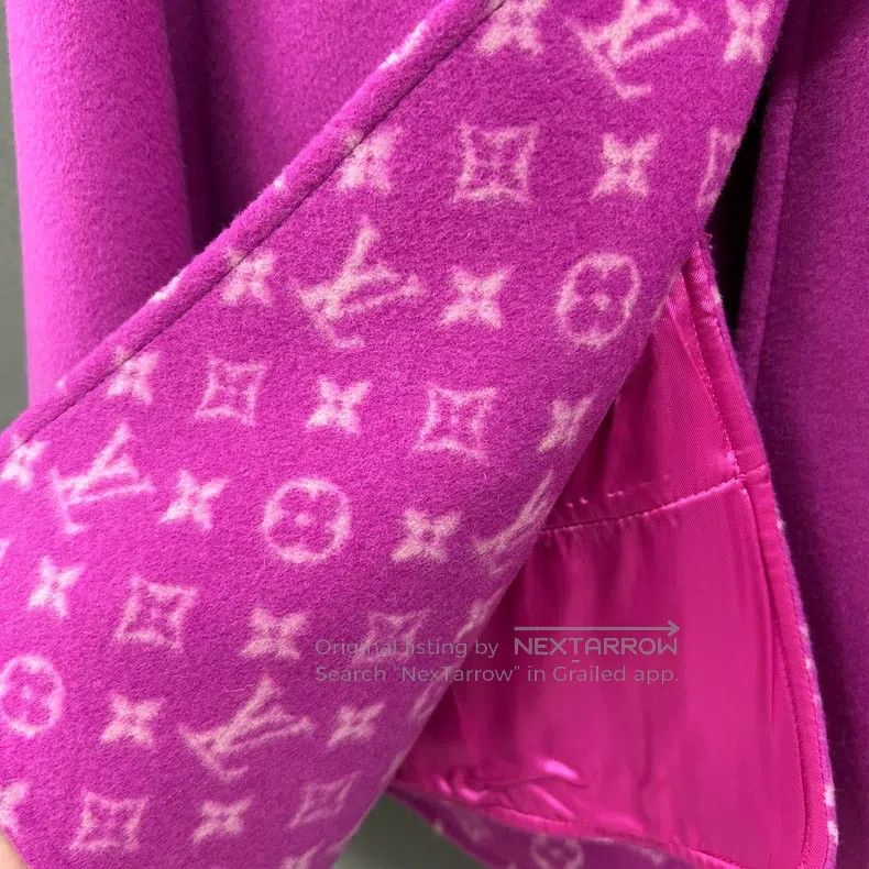 Louis Vuitton Louis Vuitton Wool jacket with purple-pink leather buttons Size XS / US 0-2 / IT 36-38 - 3 Thumbnail
