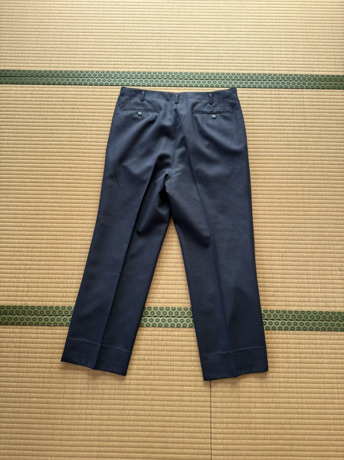 Other Vintage Deep Navy Wool Set-Up by Ikeda Tailor Shop Size 38R - 11 Thumbnail