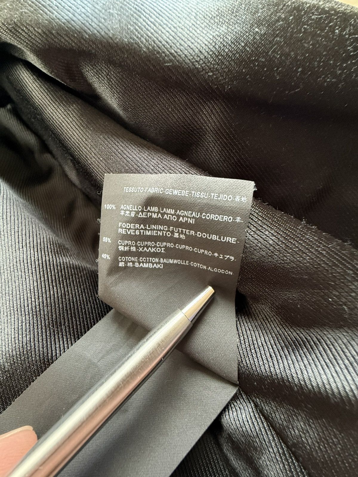 Saint Laurent Paris SS15 Saint Laurent L01 gray biker leather jacket Hedi FR38 Size S / US 4 / IT 40 - 17 Thumbnail