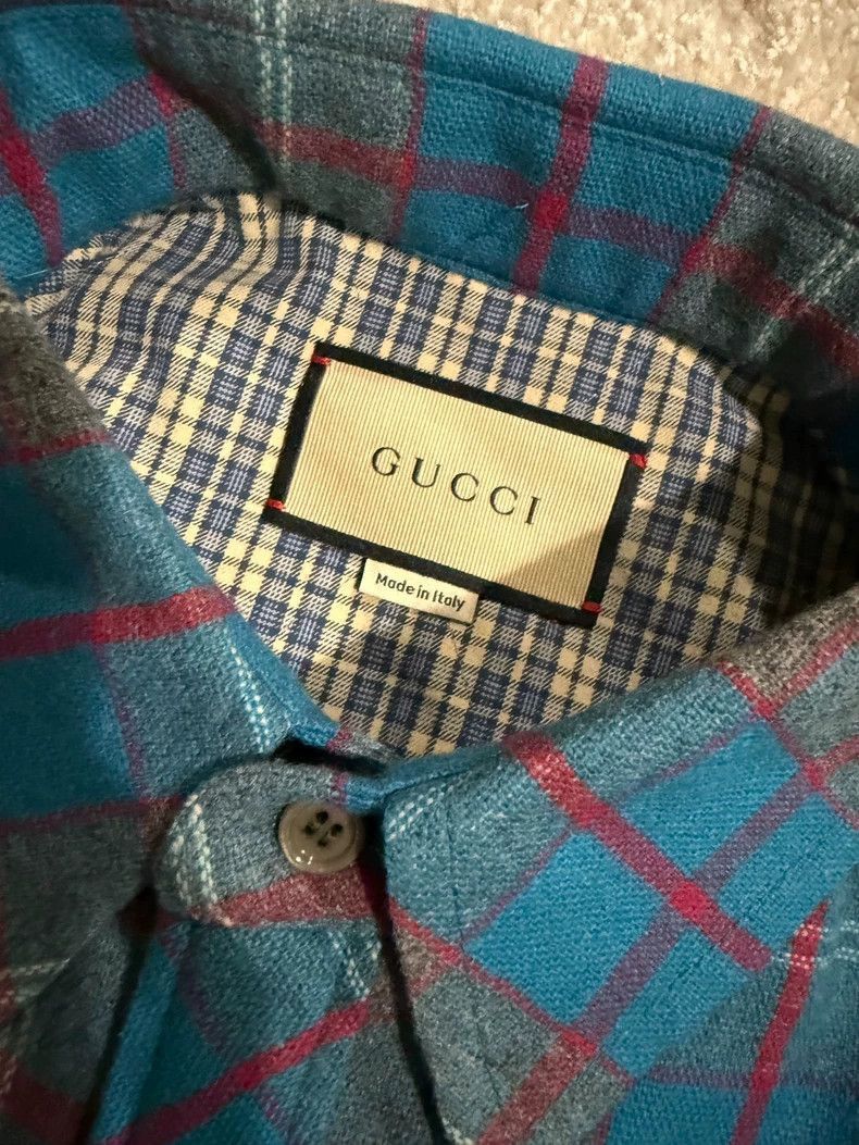 Gucci Gucci Red Tiger Embroidery Plaid Jacket-2505 Size US M / EU 48-50 / 2 - 3 Thumbnail
