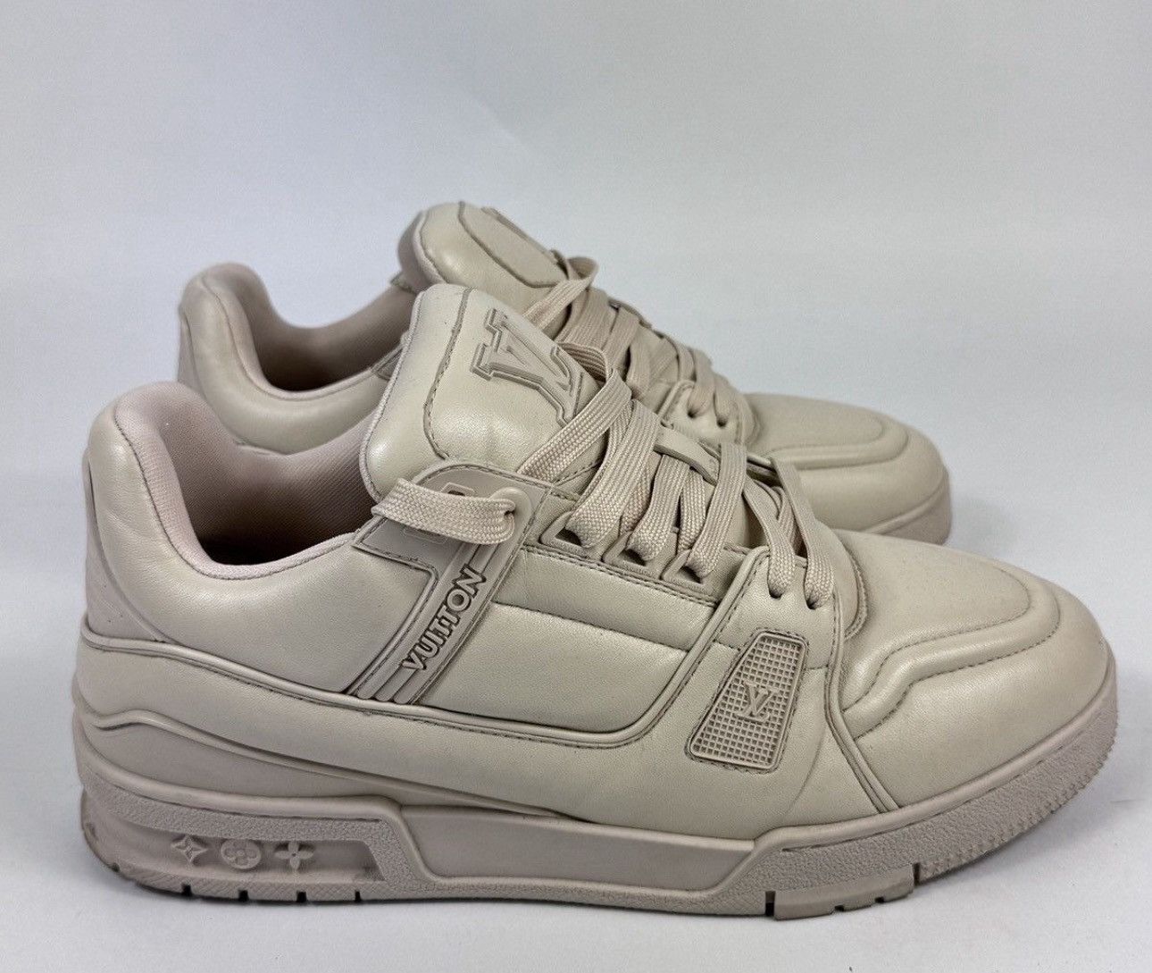 Louis Vuitton LV LOW TOP SOFT LEATHER SNEAKERS Size US 8 / EU 41 - 1 Thumbnail