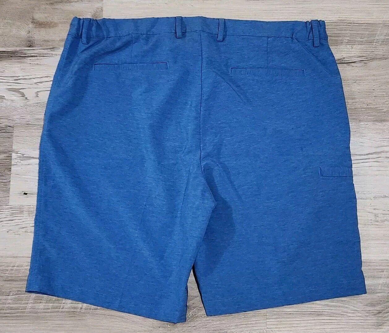 Greg Norman Mens Greg Norman Shorts Size 38 Blue Golf Summer chino Size US 38 / EU 54 - 2 Thumbnail