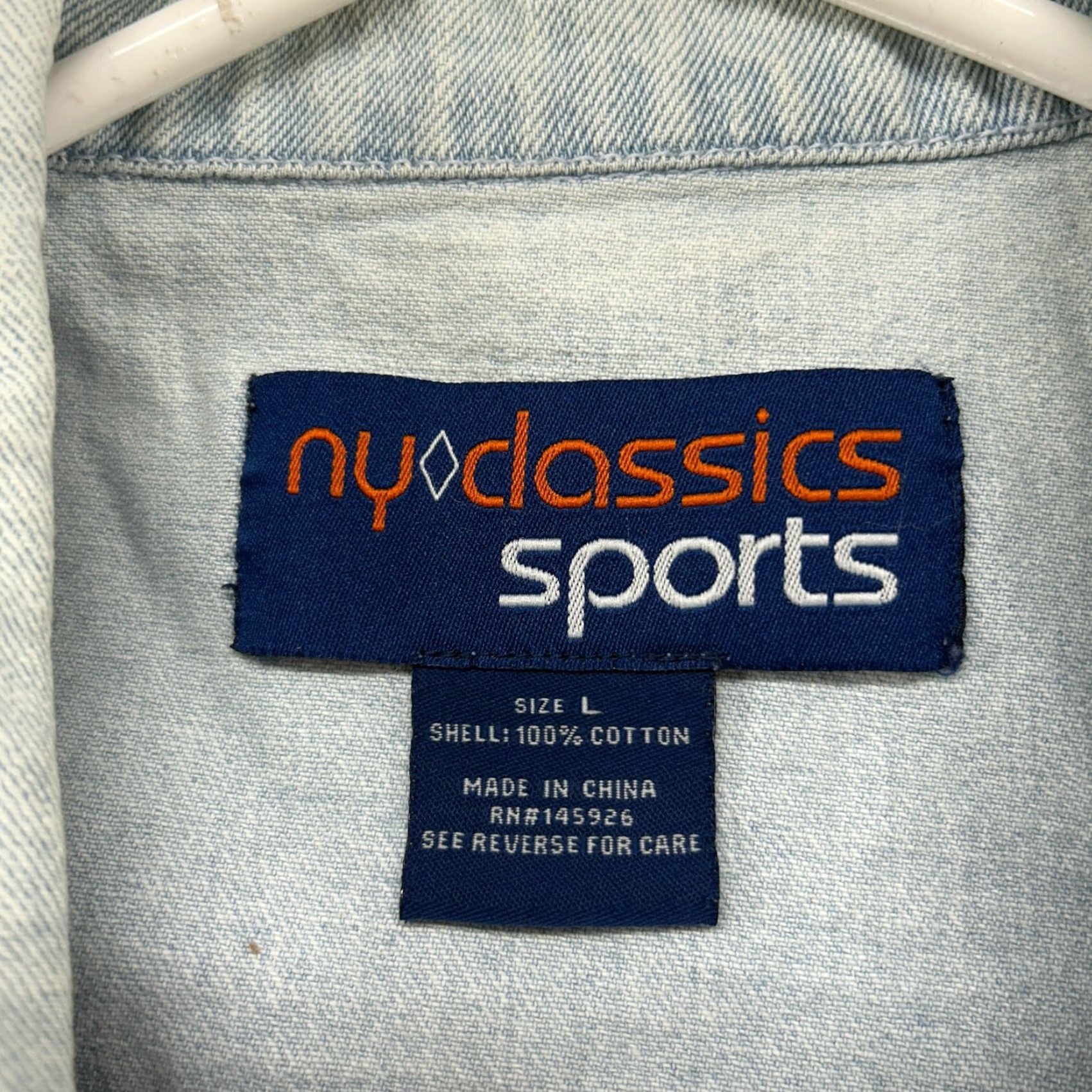 Vintage **VINTAGE NY Classics 90s Floral Embroidered Women's Jacket L Blue** User: VINTAGE NY Classics 90s Floral Embroidered Women's Jacket L Blue Size L / US 10 / IT 46 - 4 Thumbnail