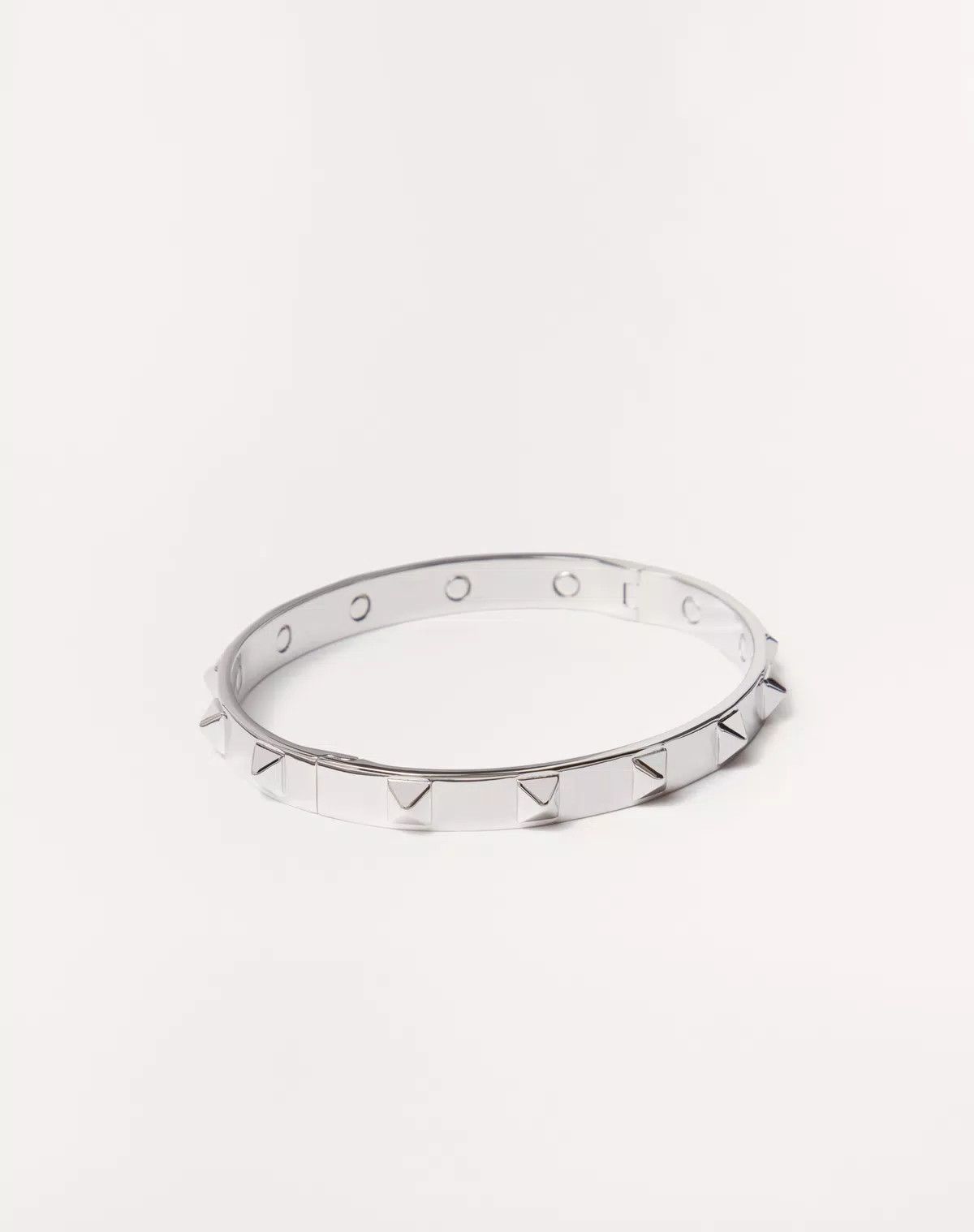 Valentino oc11z0725 Size:Small/ Rockstud Metal Bangle in Silver Size ONE SIZE - 3 Thumbnail