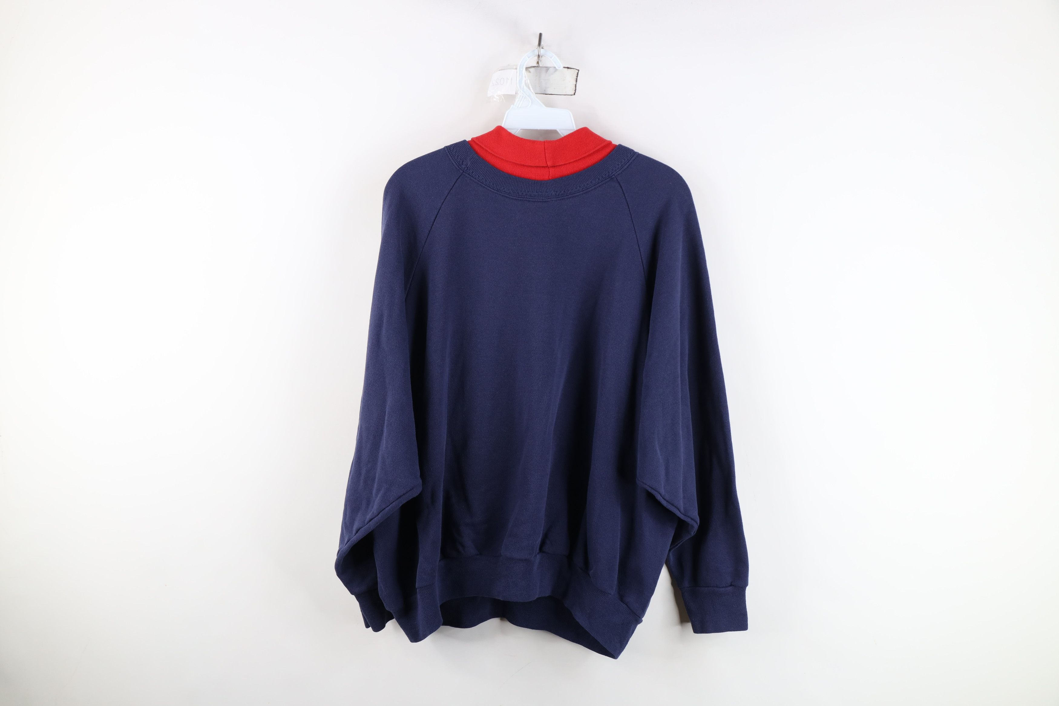 Vintage Vintage 90s Streetwear Birdhouse Turtleneck Sweatshirt USA Size XL / US 12-14 / IT 48-50 - 13 Thumbnail