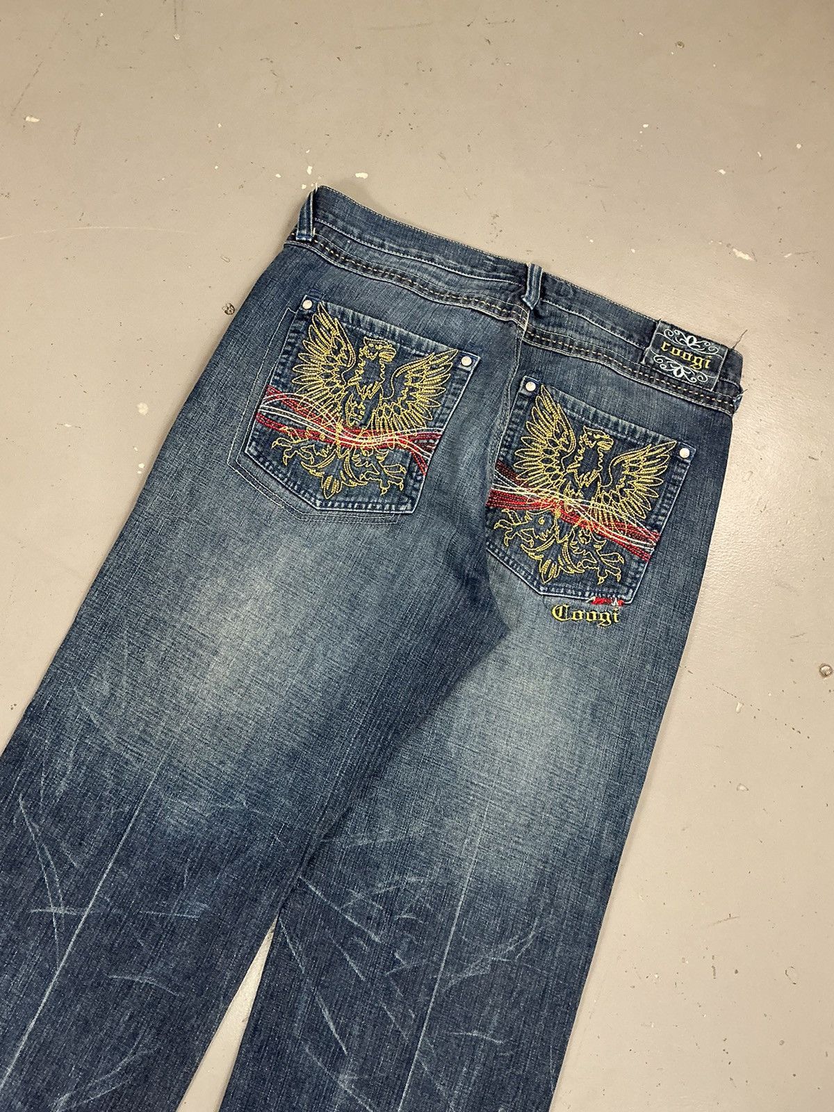 Coogi × Vintage Vintage Coogi thread bird 🦆 embroidered denim Size US 38 / EU 54 - 12 Thumbnail