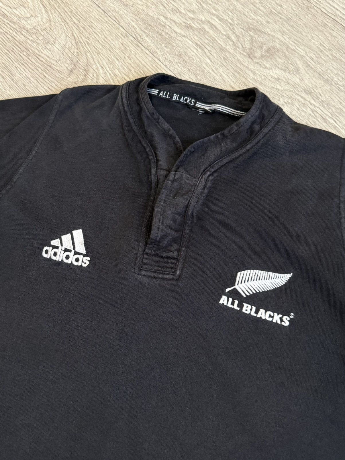 Adidas × Canterbury of New Zealand × Vintage 🔷Vintage Adidas New Zealand All Blacks Rugby Shirt🔷 Size US XL / EU 56 / 4 - 3 Thumbnail
