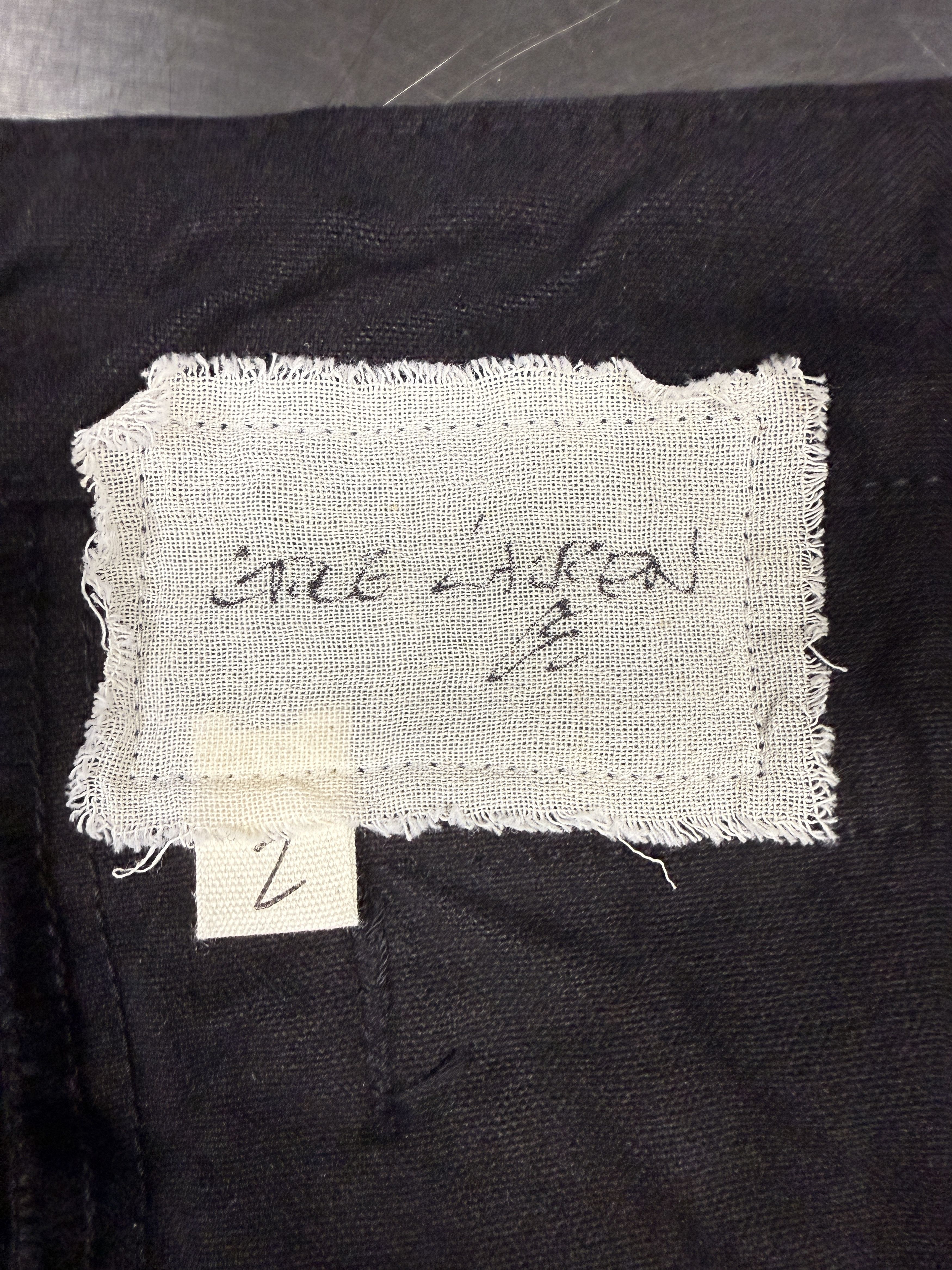 Greg Lauren $995 Greg Lauren Black GL Cropped Cargo Pant Size US 32 / EU 48 - 4 Thumbnail
