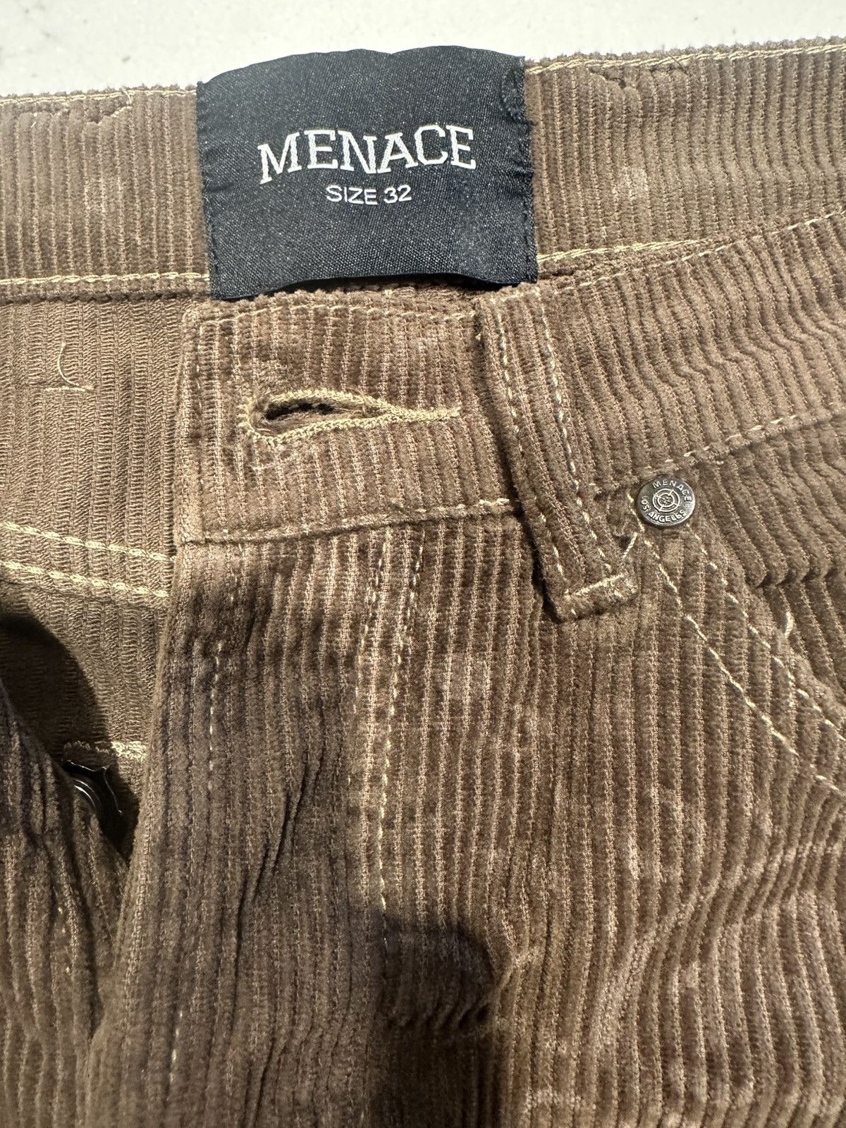 Menace Ripped Corduroy Pants Size US 32 / EU 48 - 5 Thumbnail