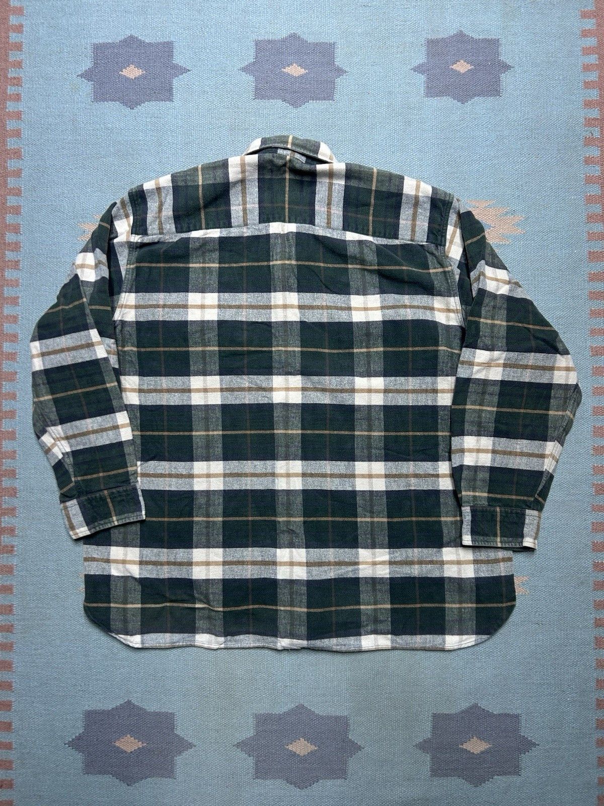 Vintage Basic options flannel shirt woven cotton thick heavy XL Size US XL / EU 56 / 4 - 5 Thumbnail