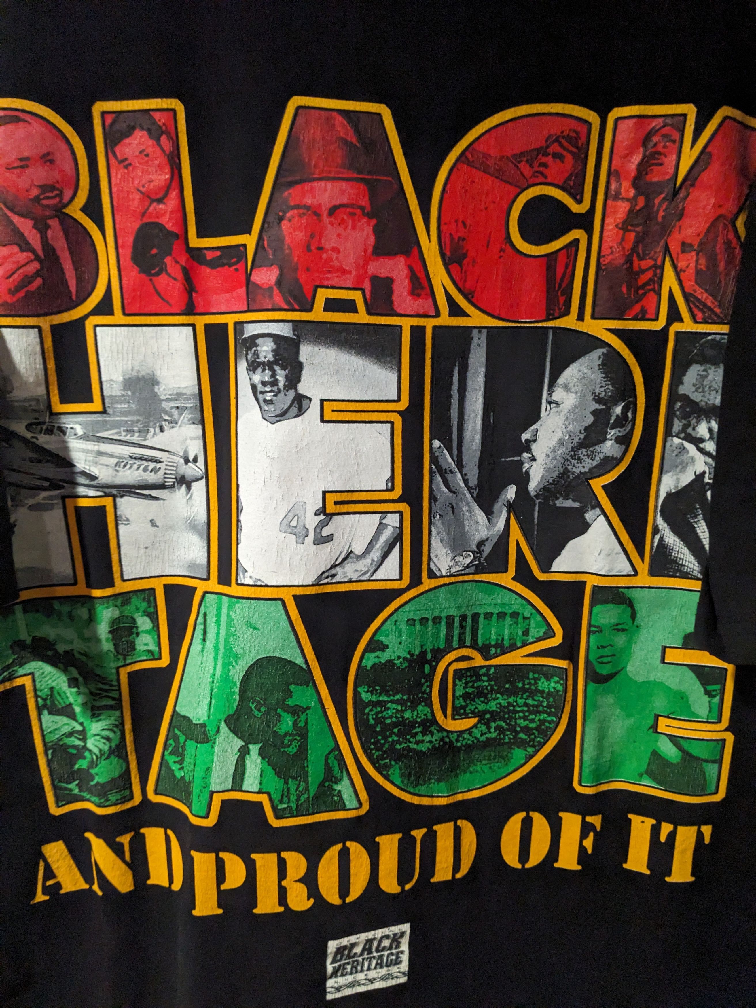 Vintage Vintage Black Heritage and Proud of it 3X-large T-Shirt Size US XXL / EU 58 / 5 - 2 Thumbnail