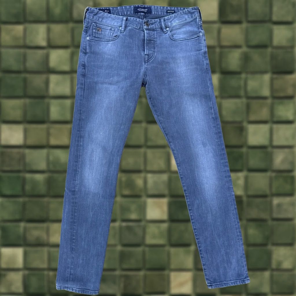 Scotch & Soda Scotch & Soda Jeans Slim Fit Denim 31x32 Mens Blue Slimming 5-Pocket USA Vintage No N/A Size US 31 - 1 Thumbnail