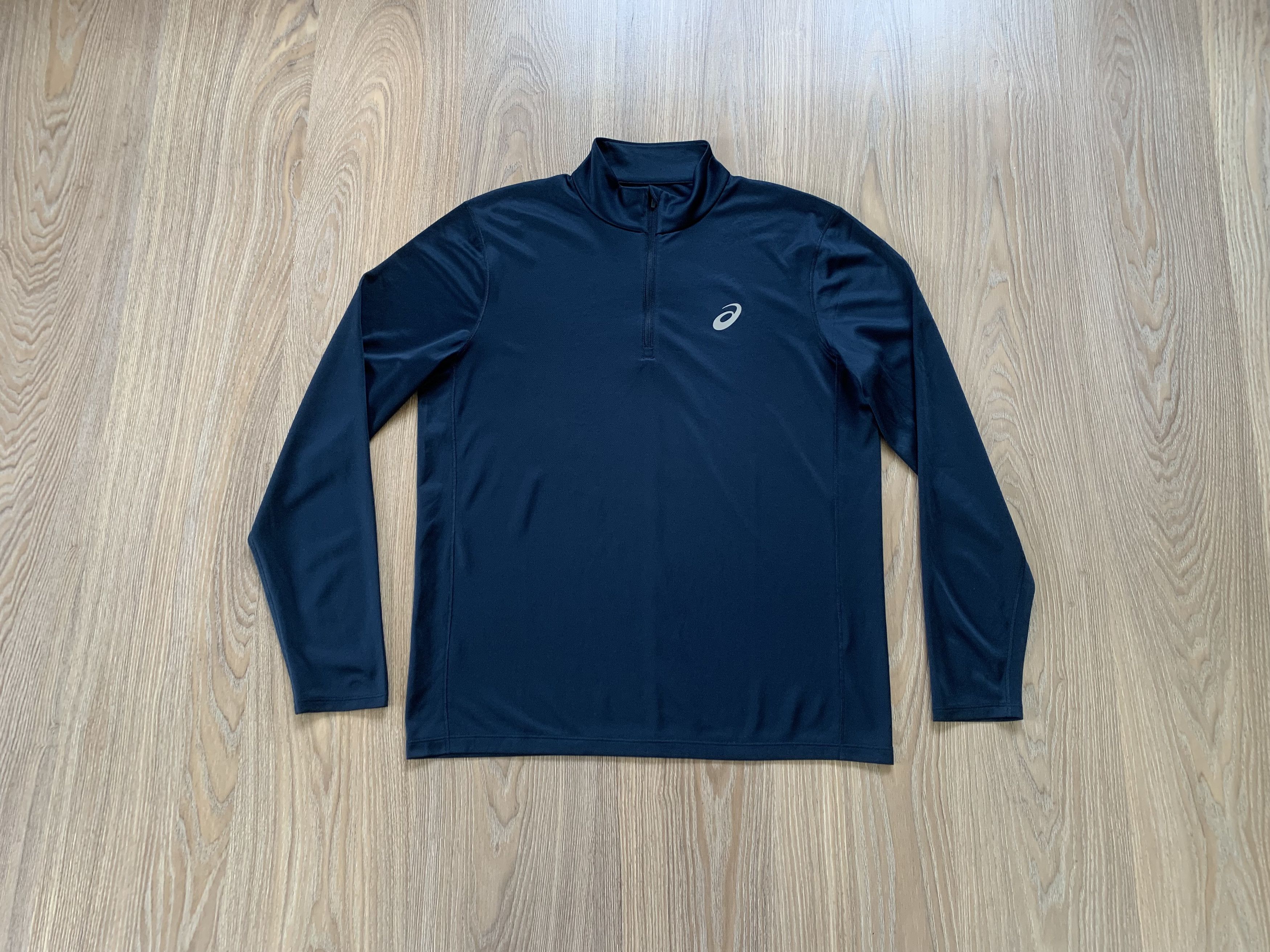Asics Asics Navy Blue Training Long Sleeve T Shirt Size US L / EU 52-54 / 3 - 1 Thumbnail