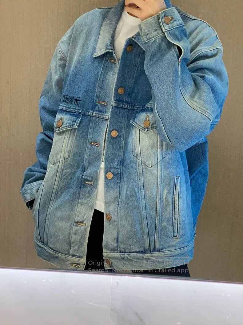 Balenciaga Balenciaga Vintage Washed Denim Jacket XS. Size US XS / EU 42 / 0 - 1 Thumbnail