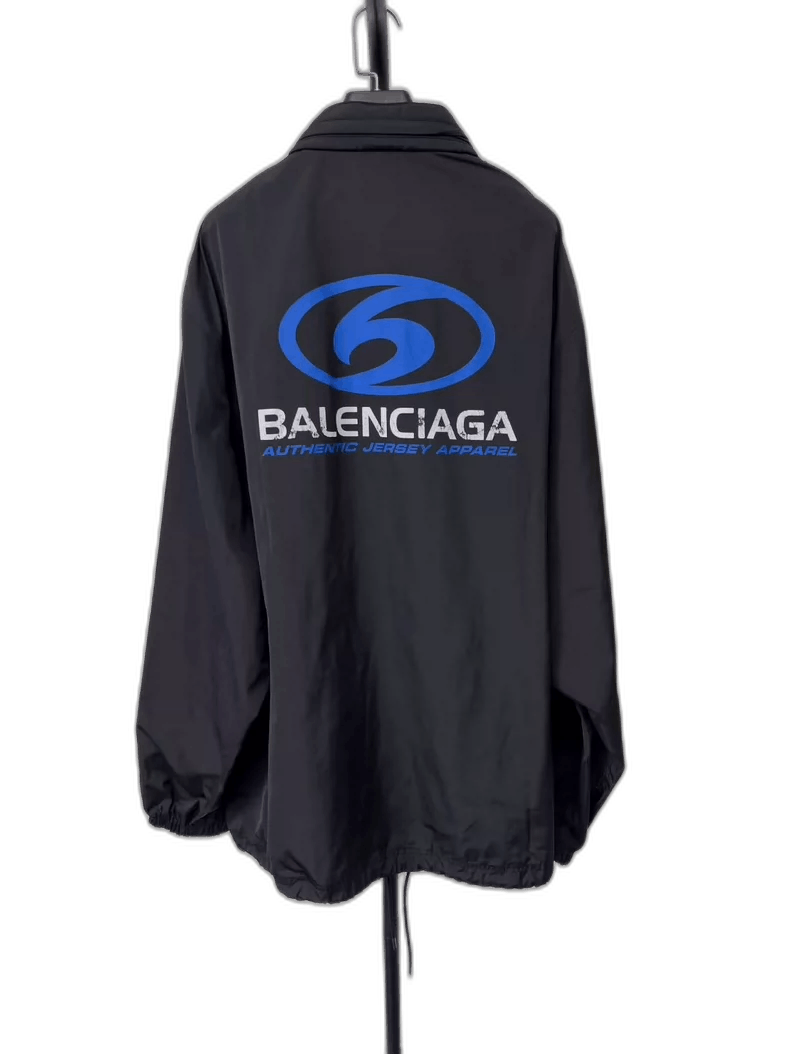 Balenciaga Balenciaga black logo print jacket Size US S / EU 44-46 / 1 - 1 Thumbnail