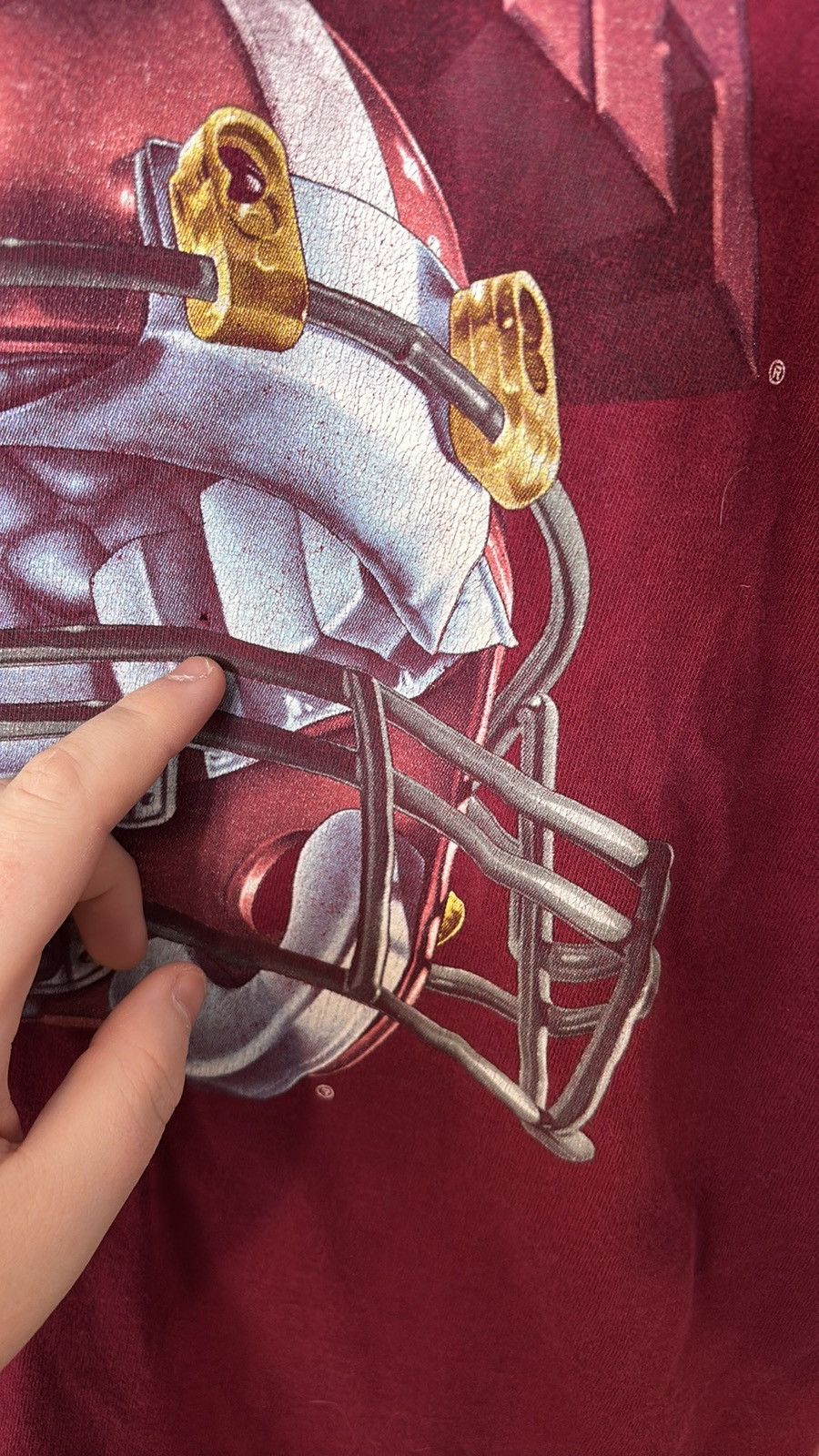 Salem Sportswear × Vintage Vintage Salem Sportswear Alabama Crimson Tide Shirt Size US XL / EU 56 / 4 - 3 Thumbnail