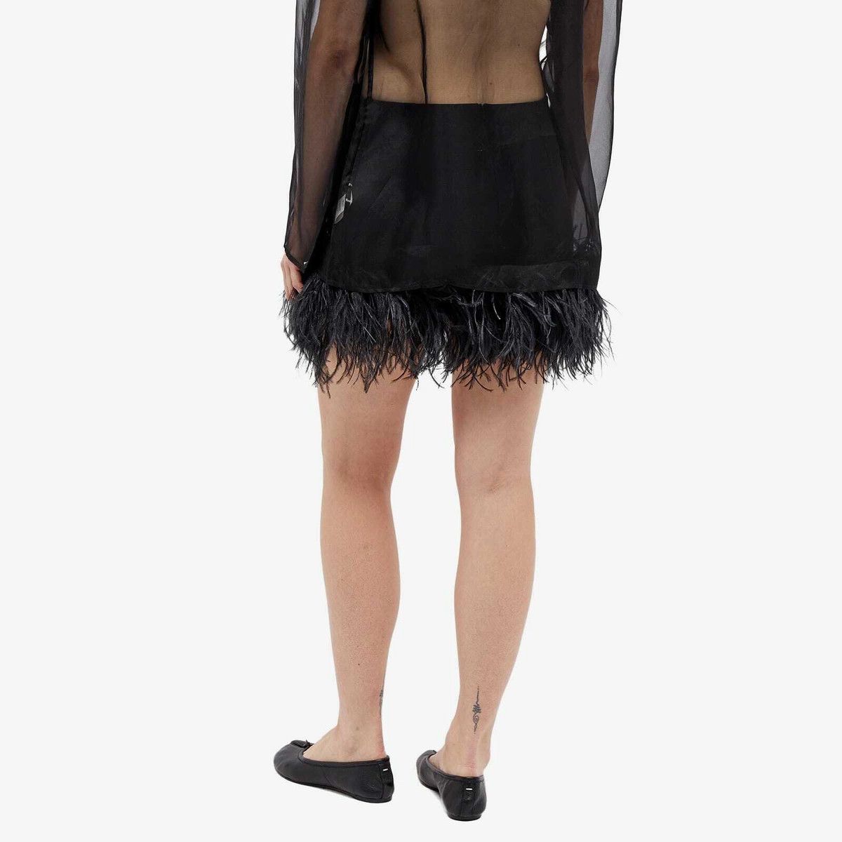 16Arlington o1mle1125 Haile Mini Skirt Jet in Black Size 27" / US 4 / IT 40 - 3 Thumbnail