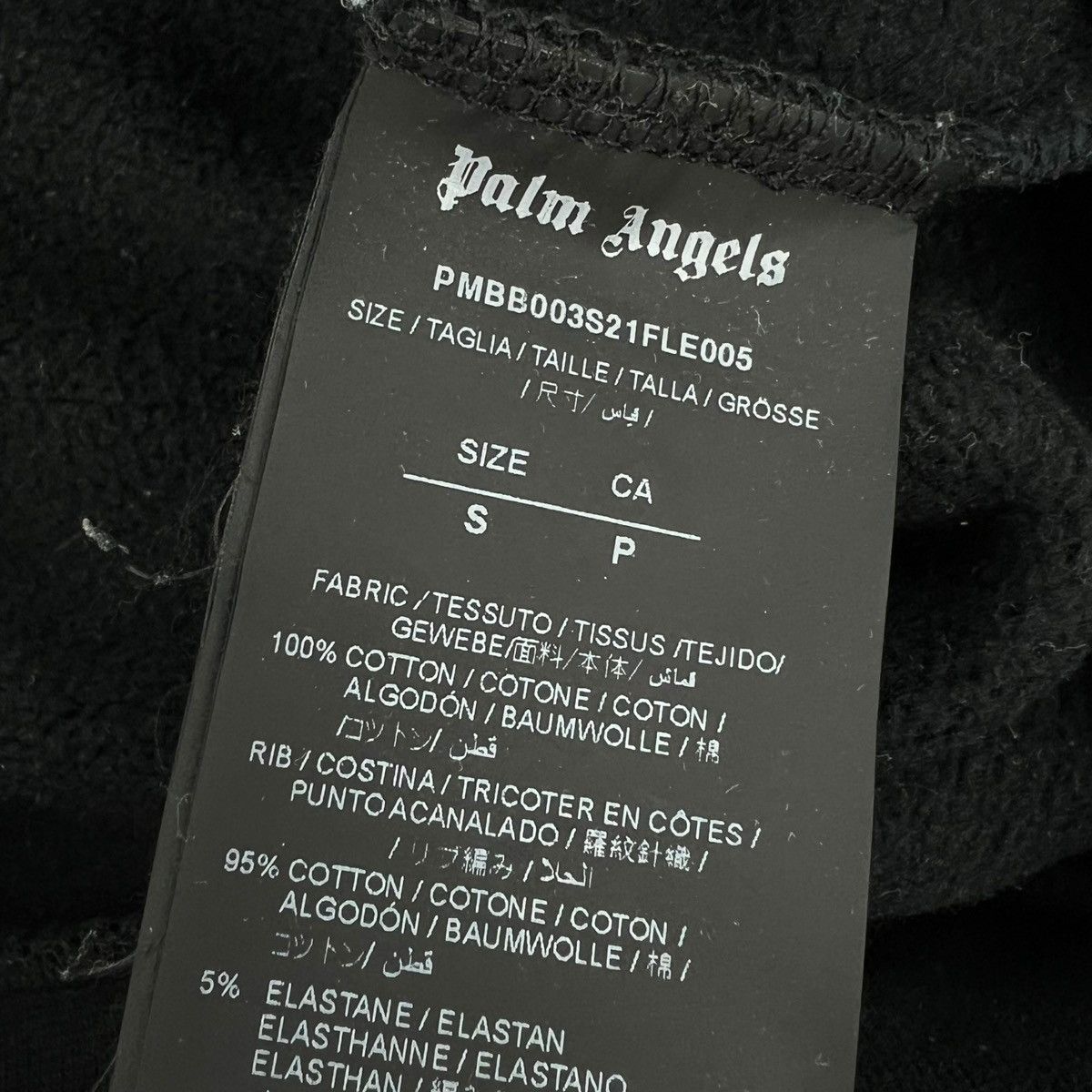 Palm Angels Palm Angels Spray Logo Black Hoodie Size US S / EU 44-46 / 1 - 4 Thumbnail