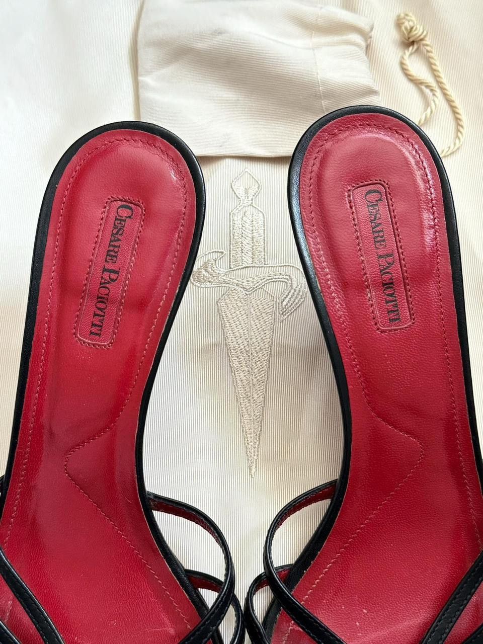 Paciotti Cesare Paciotti Dagger heels with iconic red soles Size US 9.5 / IT 39.5 - 2 Thumbnail