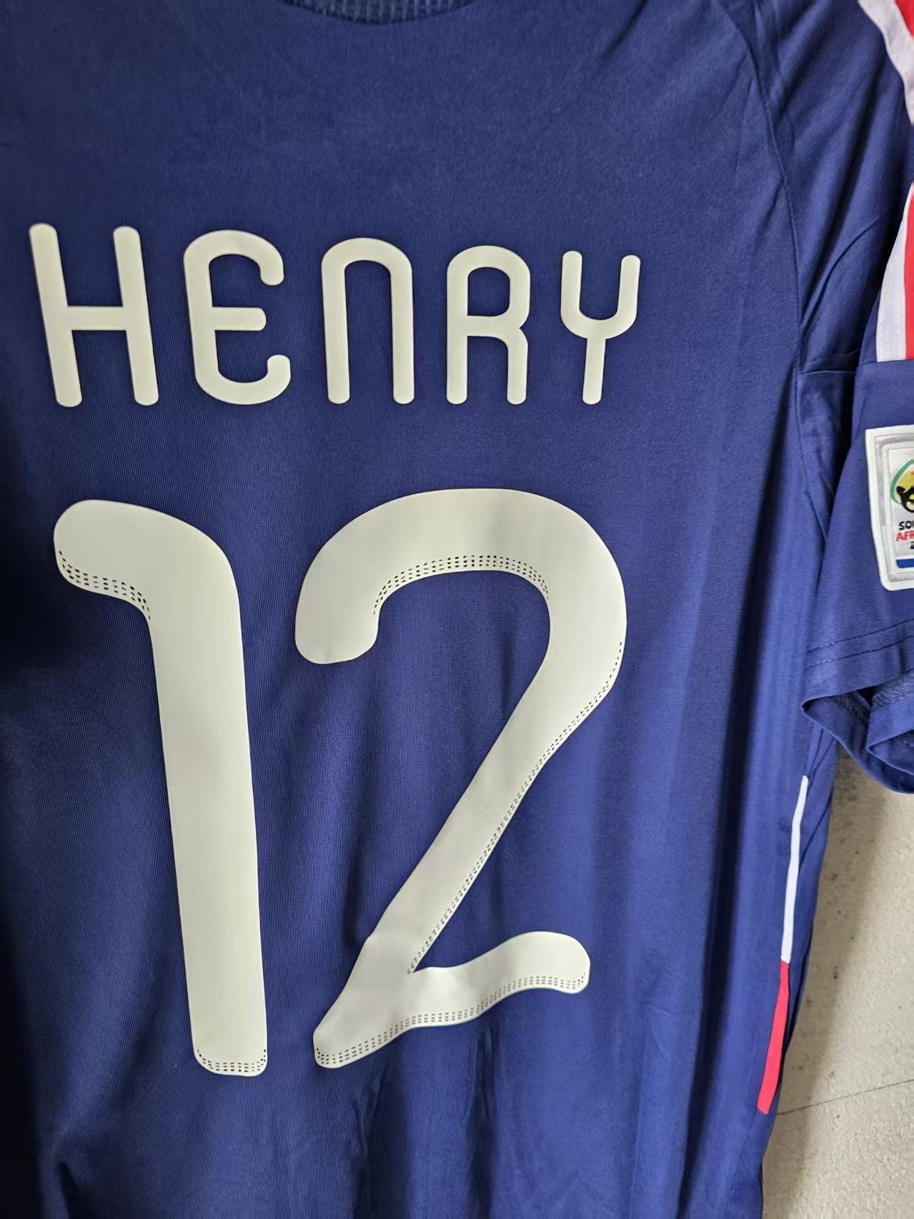 Other 2010 World Cup France #12 Thierry Henry Jersey Size US L / EU 52-54 / 3 - 5 Thumbnail
