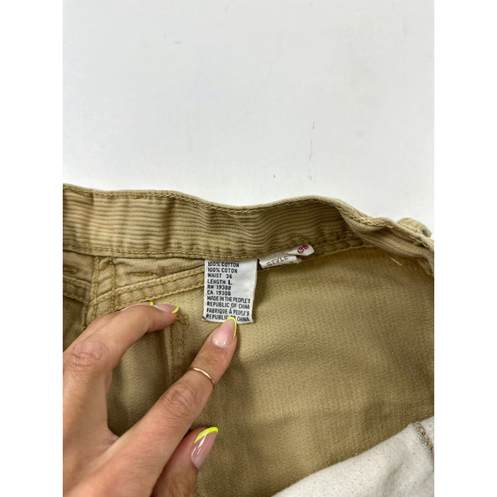 Vintage VINTAGE Brittania Pants Womens 36L Brown Corduroy High Rise Straight Leg Chino Casual Men/Women? Size 25" / US 0 / IT 36 - 6 Thumbnail