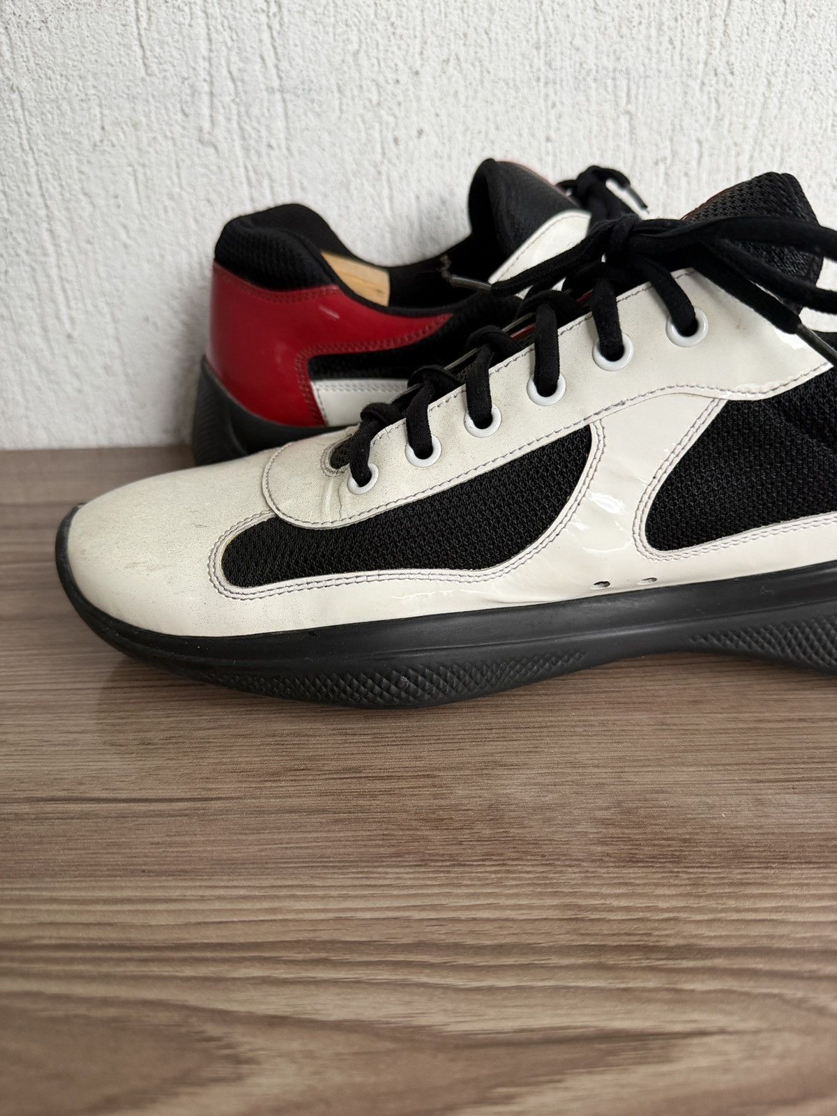 Prada America cup leather trainers Size US 12 / EU 45 - 17 Thumbnail