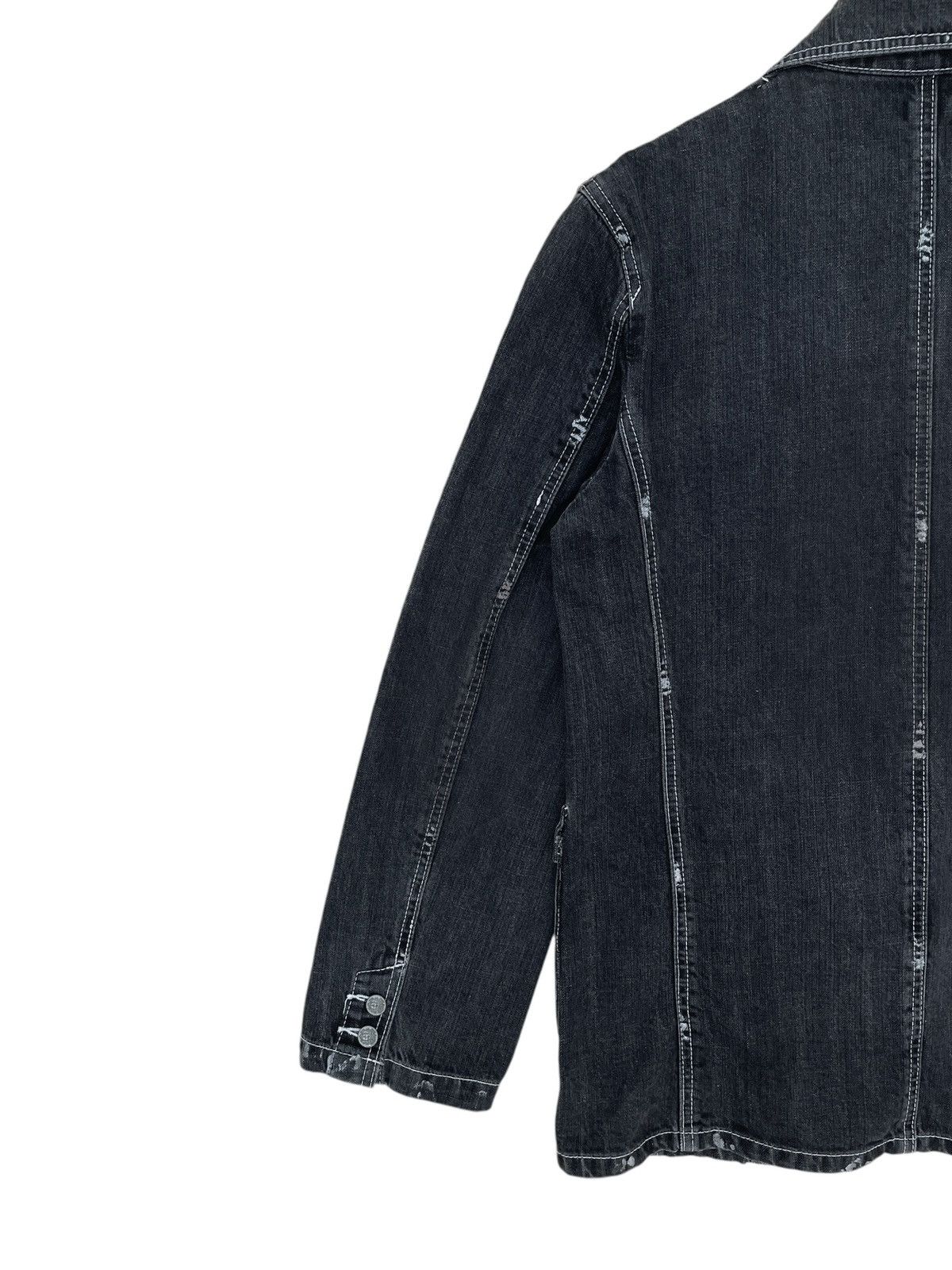 If Six Was Nine × Japanese Brand × Le Grande Bleu (L.G.B.) Vintage Japanese Brand Archive Skull Punk Denim Jacket 2000s Size US L / EU 52-54 / 3 - 7 Thumbnail