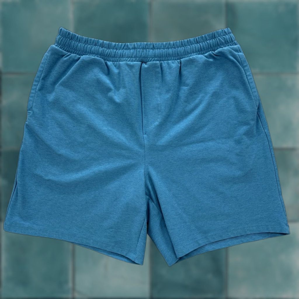 Beyond Yoga Beyond Yoga Athletic Shorts Mens XL Blue 7" Inseam Stretch Gym Training Athletic Shirt Size US 36 / EU 52 - 1 Thumbnail