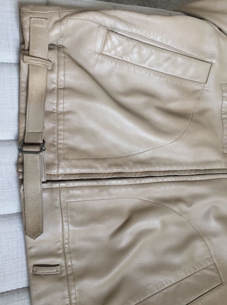 Burberry BURBERRY MENS LEATHER JACKET Size US XXS / EU 40 - 4 Thumbnail