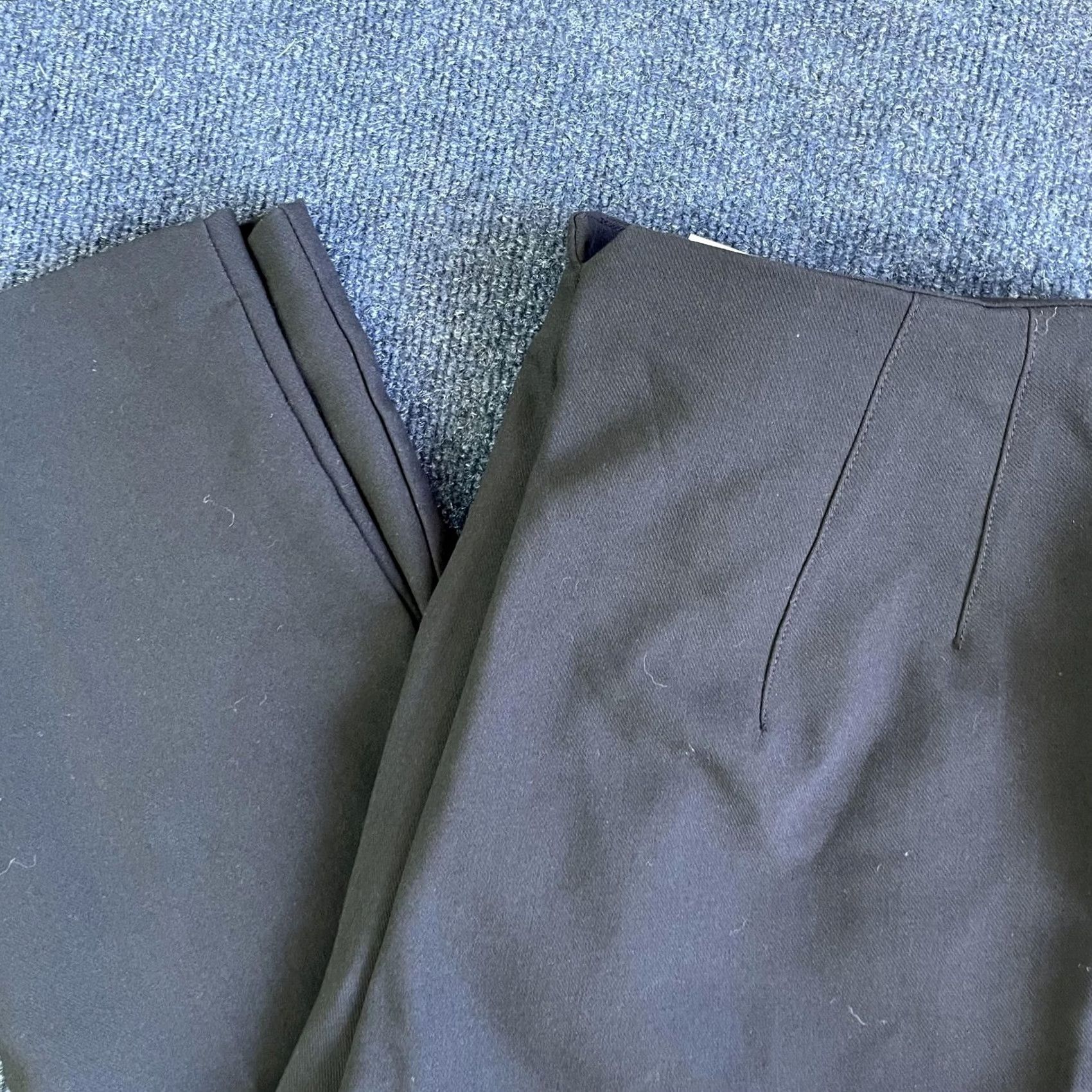 Nine West Nine West Dress Pants Womens 14 Black Tapered High Rise Slim Career Office Pants Size 36" / US 14 / IT 50 - 3 Thumbnail