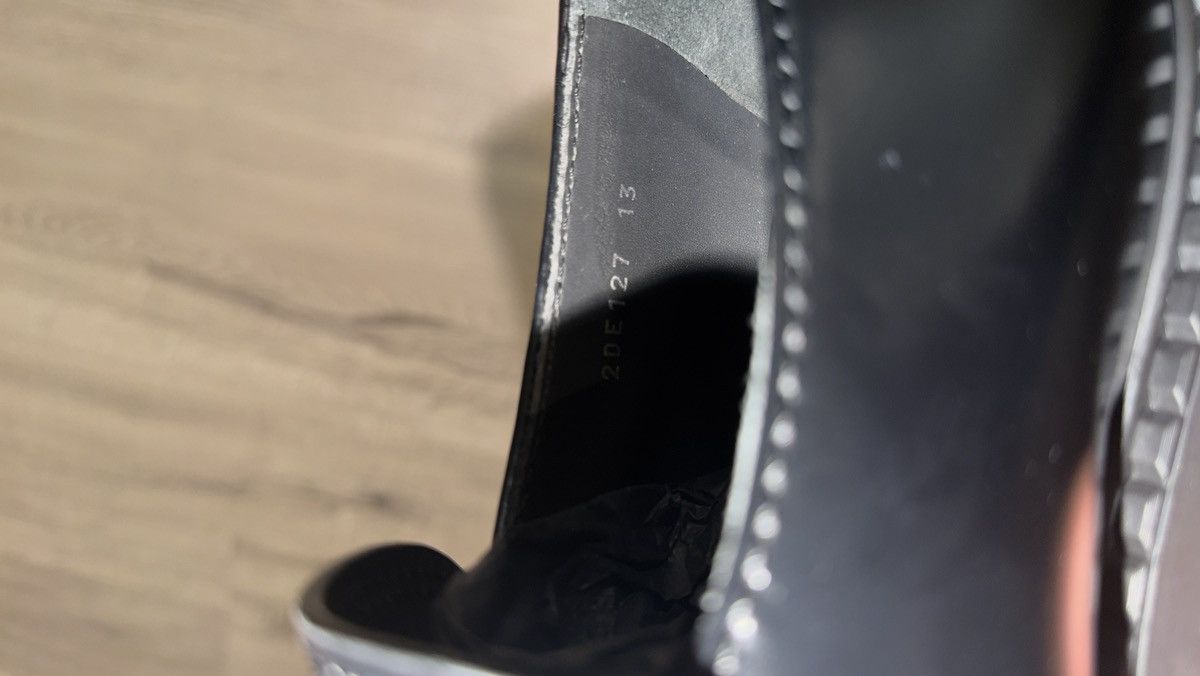 Prada Prada Mens Brushed Leather Size US 14 / EU 47 - 8 Thumbnail