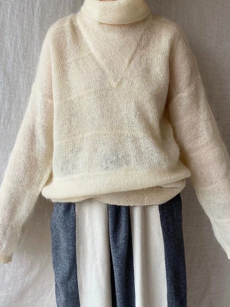 Other Issey Miyake Cream-colored knitted top Size M / US 6-8 / IT 42-44 - 7 Thumbnail